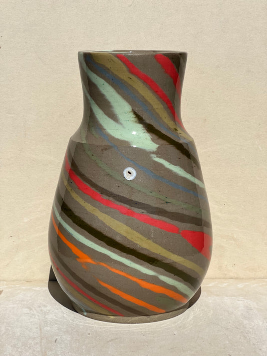 Colored Lines Vase