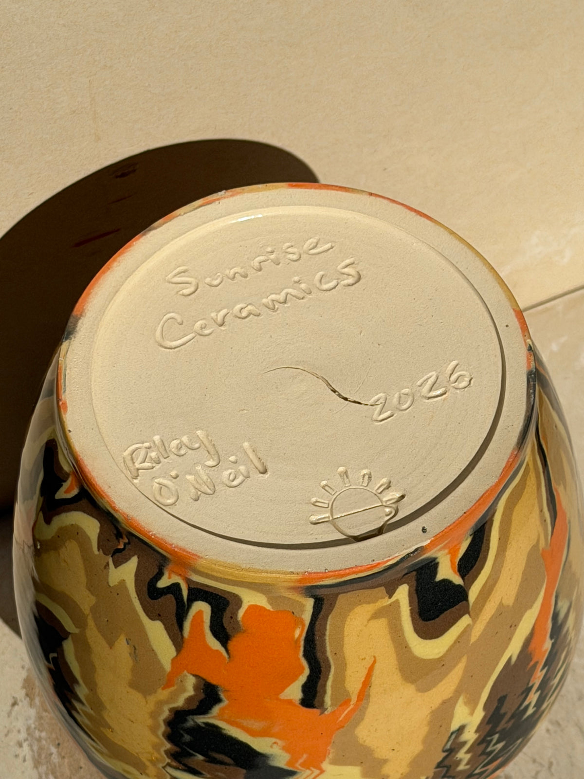 Fall Nerikomi Vase (Reduced)