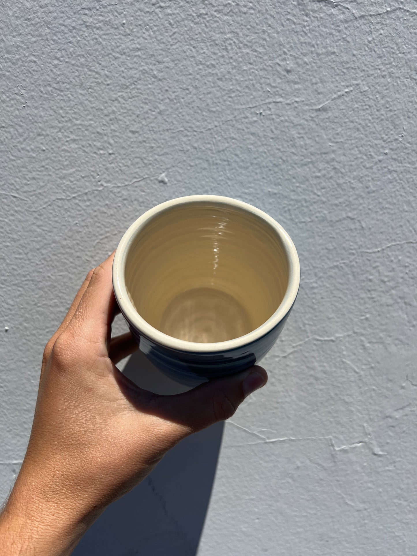 Ocean Drift Marbled Clay Cup