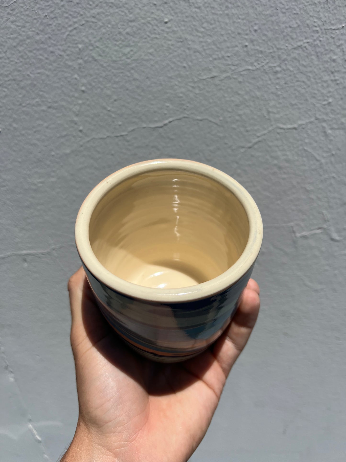 Desert Sky Marbled Clay Cup