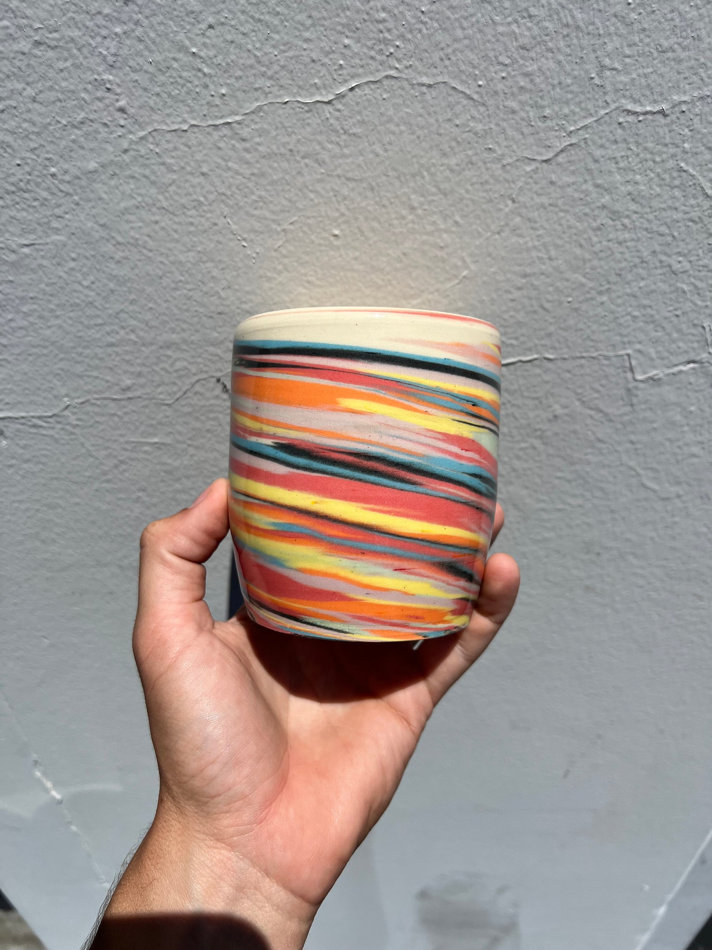 Vibrant Nerikomi Cup