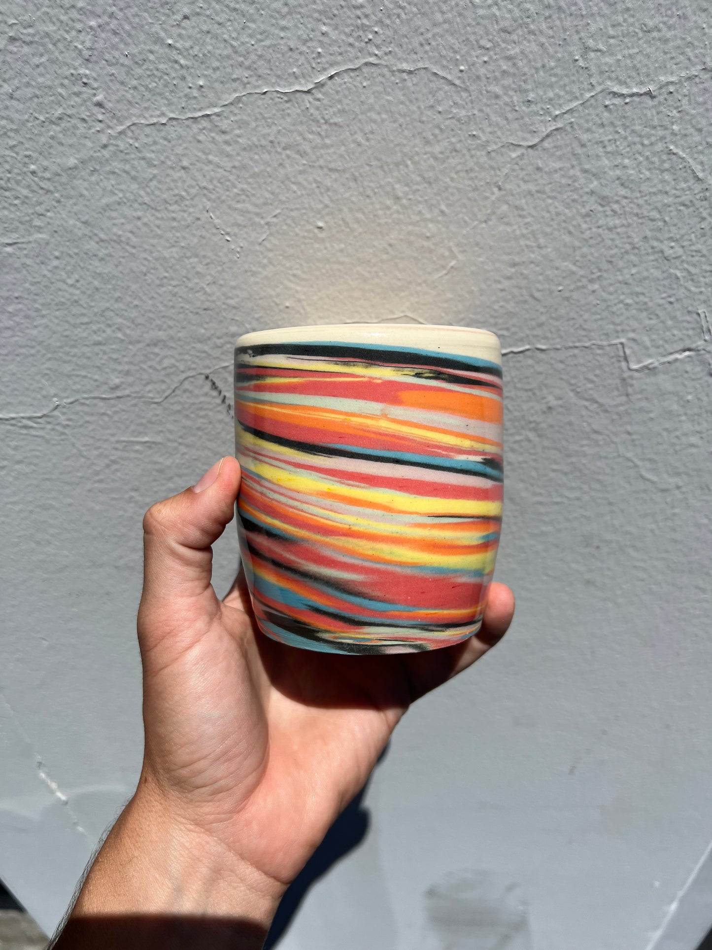 Vibrant Nerikomi Cup