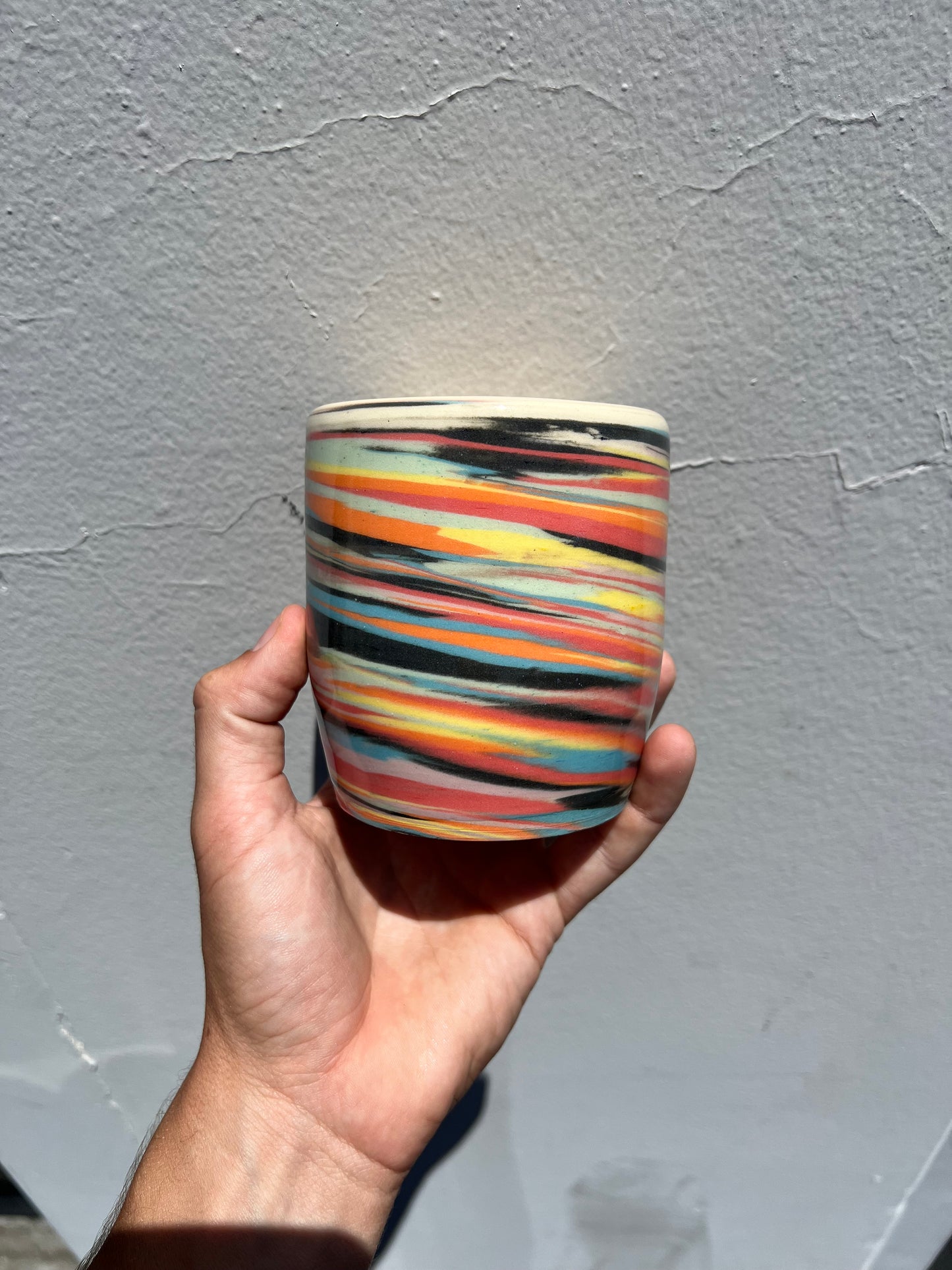 Vibrant Nerikomi Cup