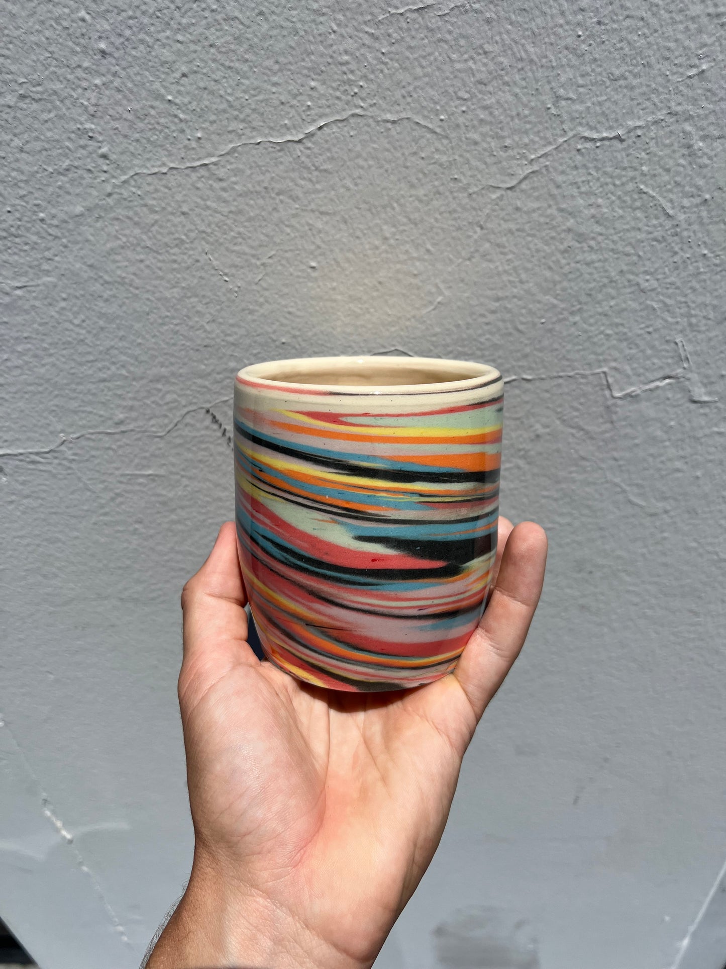 Vibrant Nerikomi Cup