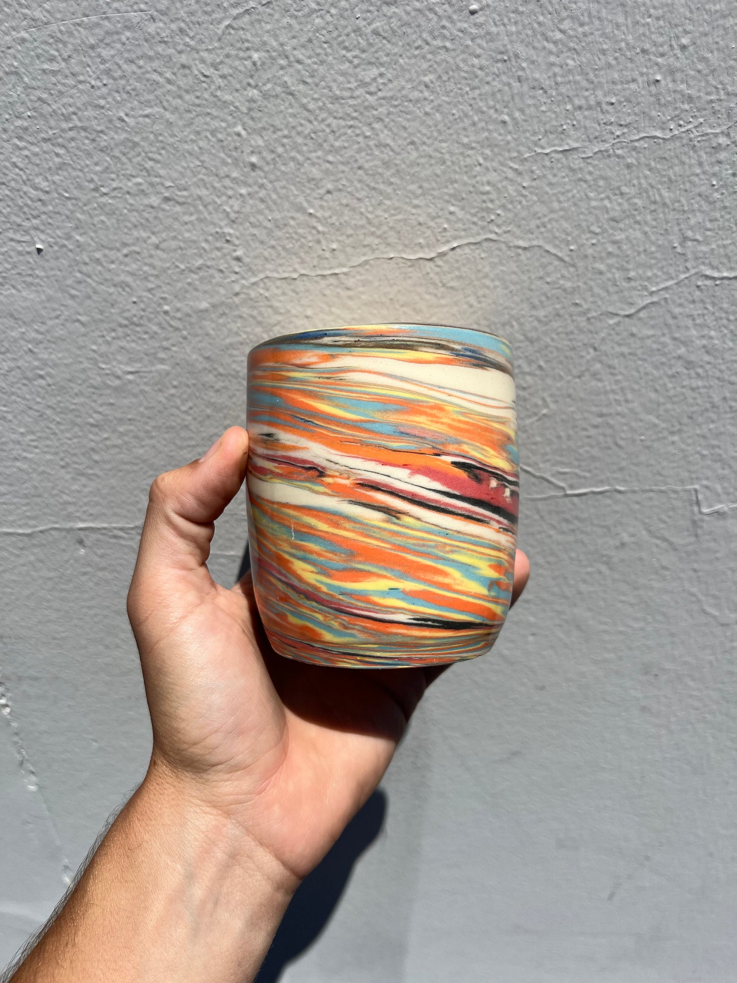 Vibrant Nerikomi Cup