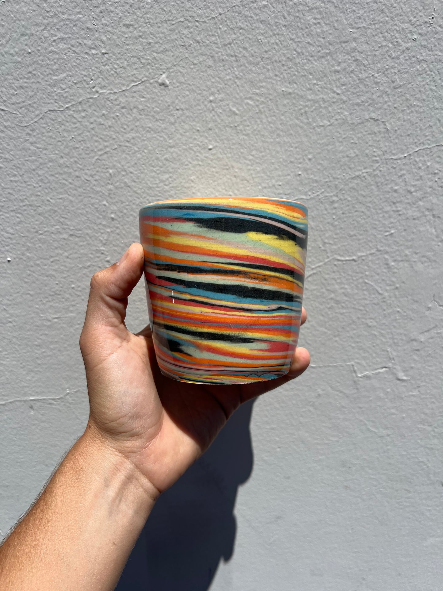 Vibrant Nerikomi Cup