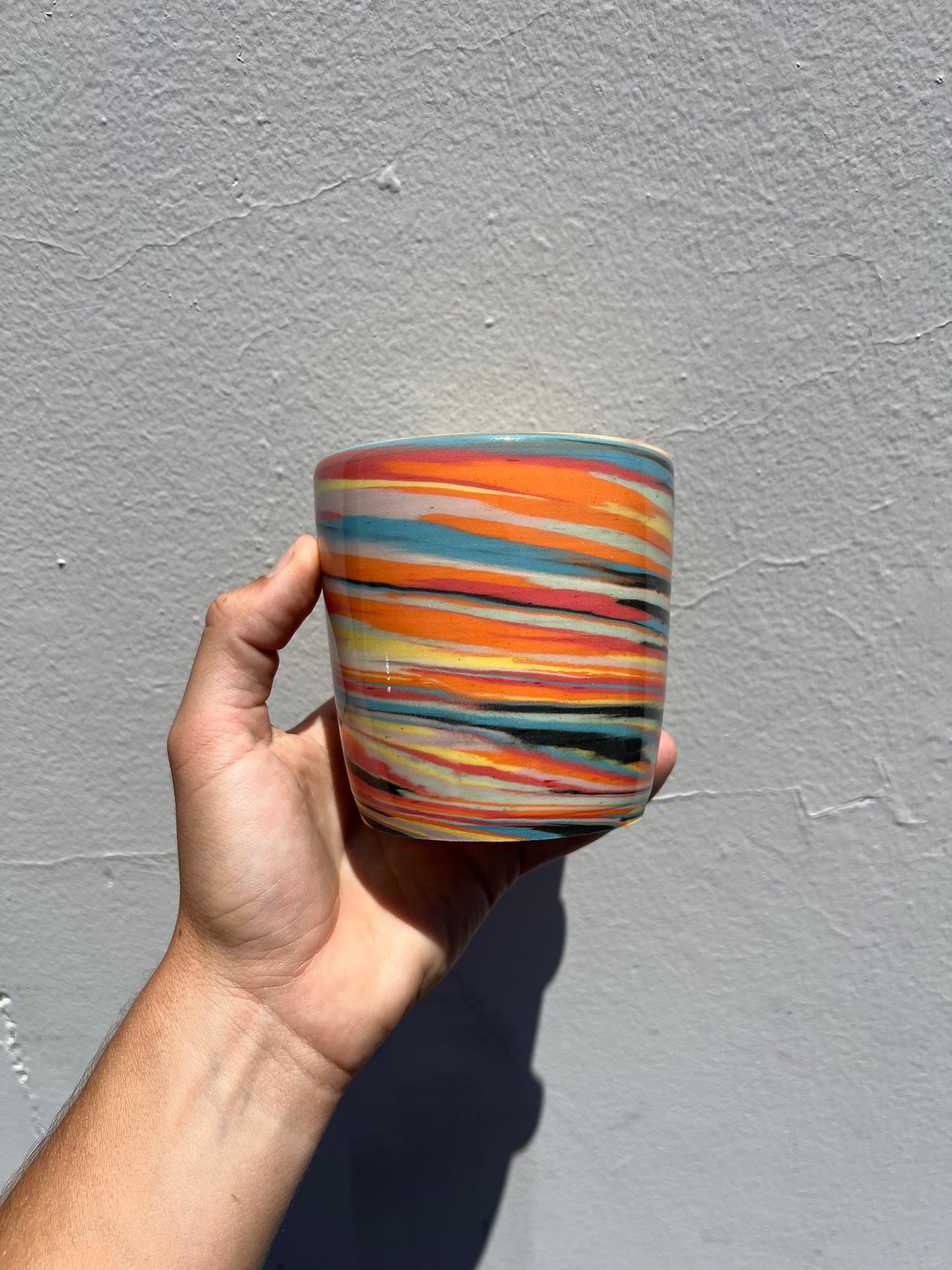 Vibrant Nerikomi Cup