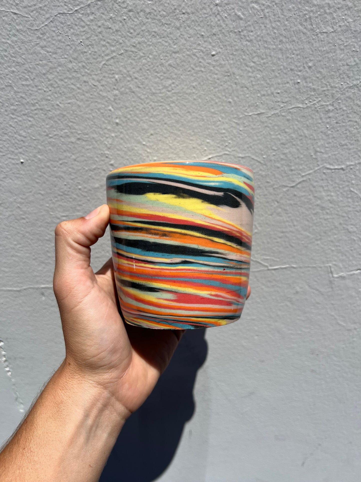 Vibrant Nerikomi Cup