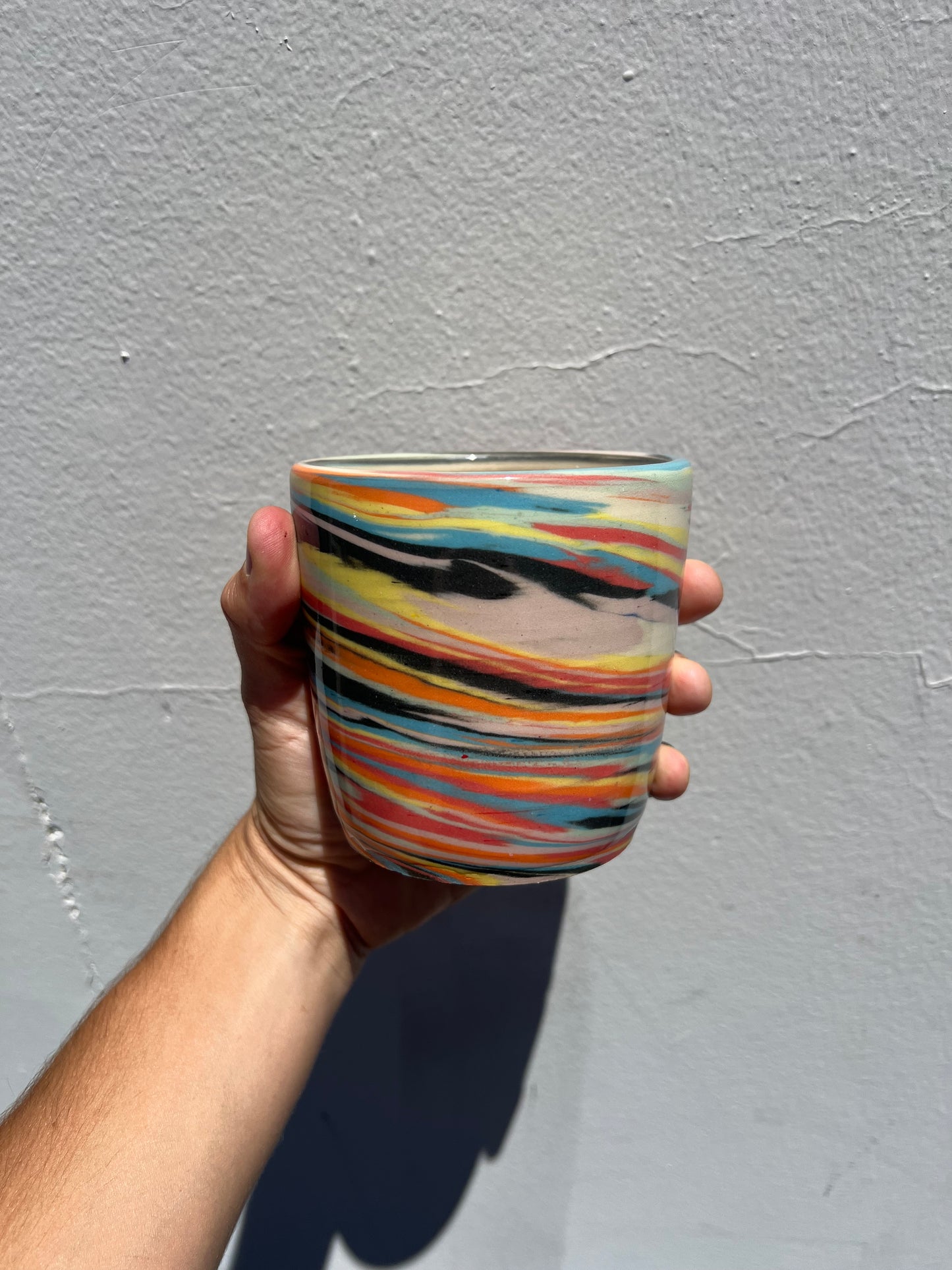 Vibrant Nerikomi Cup
