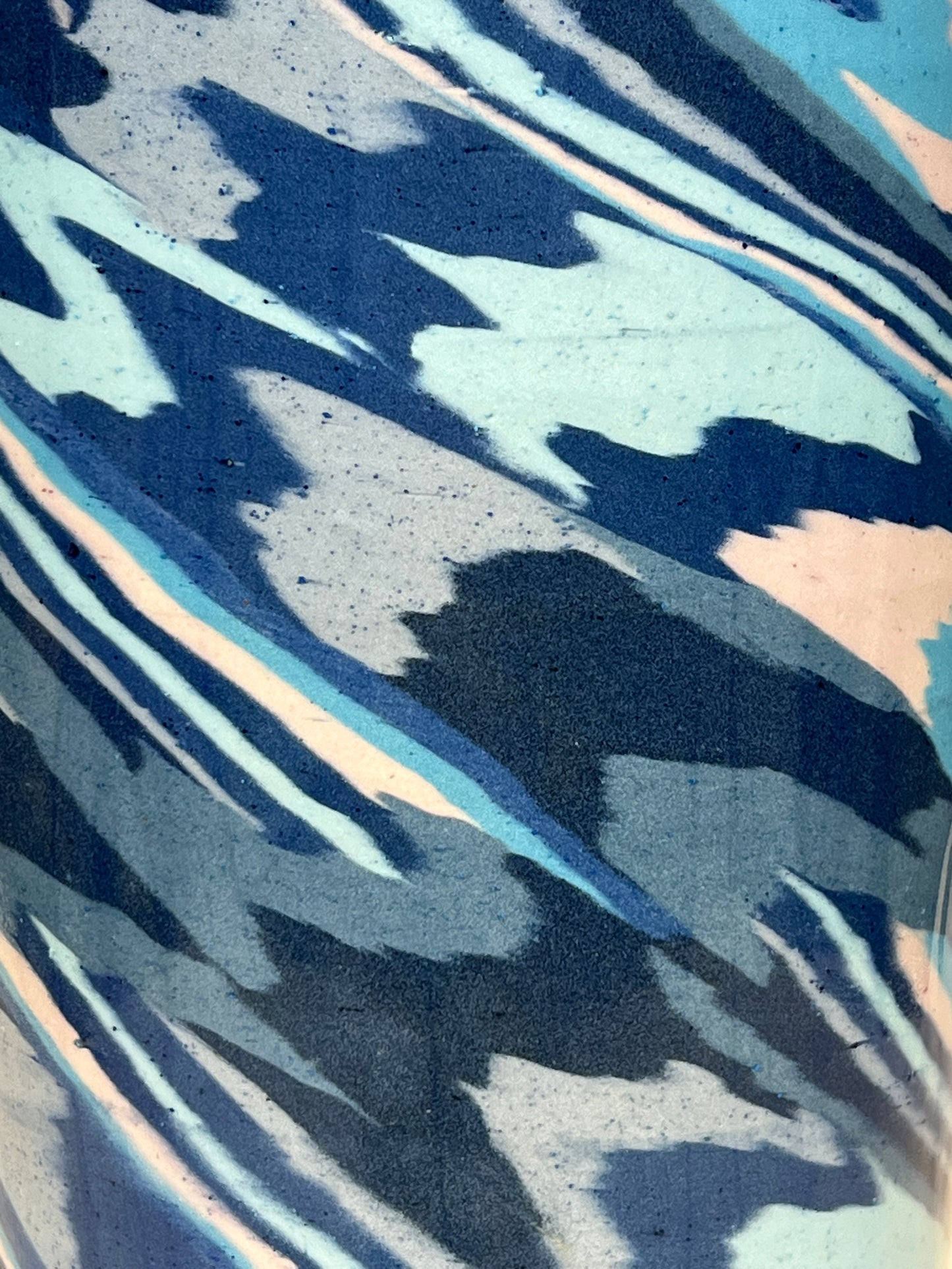 Blue Nerikomi Vase