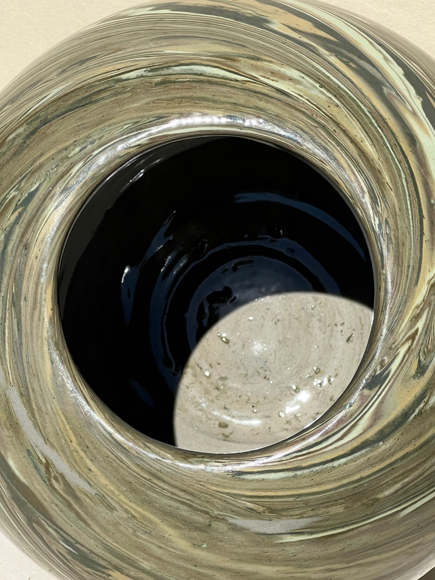 All Green Nerikomi Vase