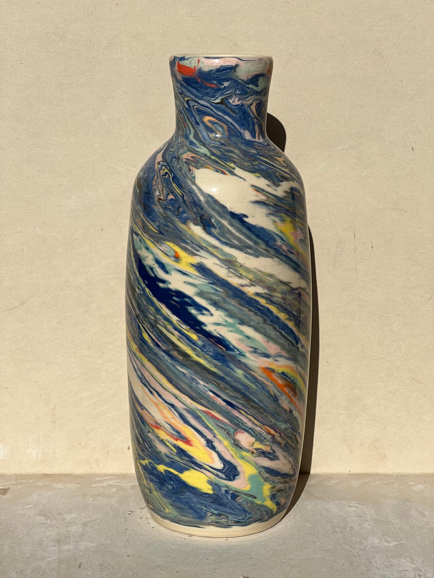 Colorful Nerikomi Vase