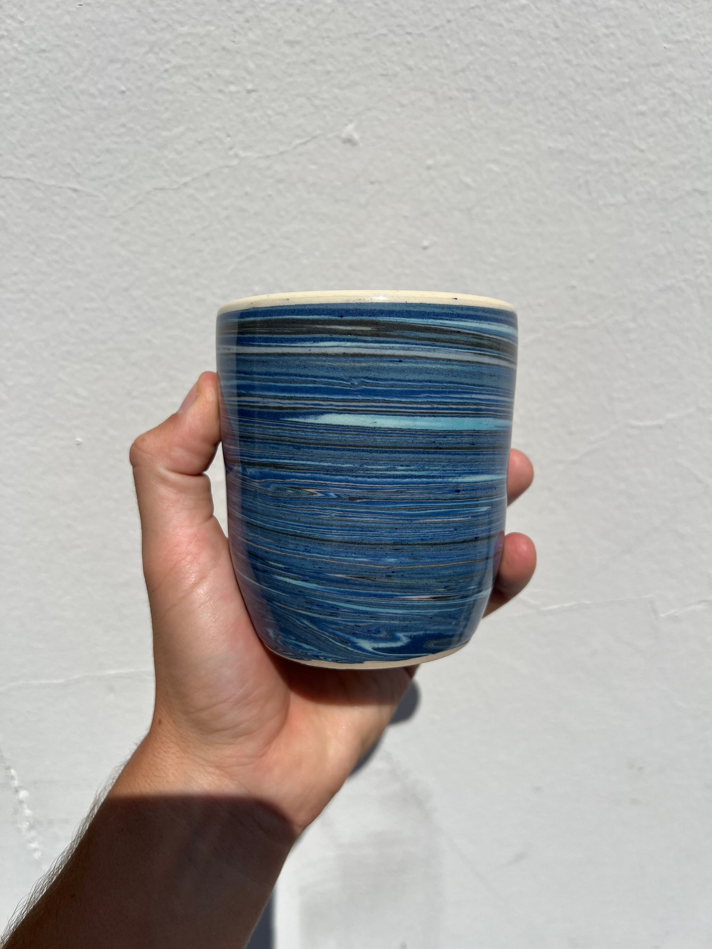 Blue Swirl Cup