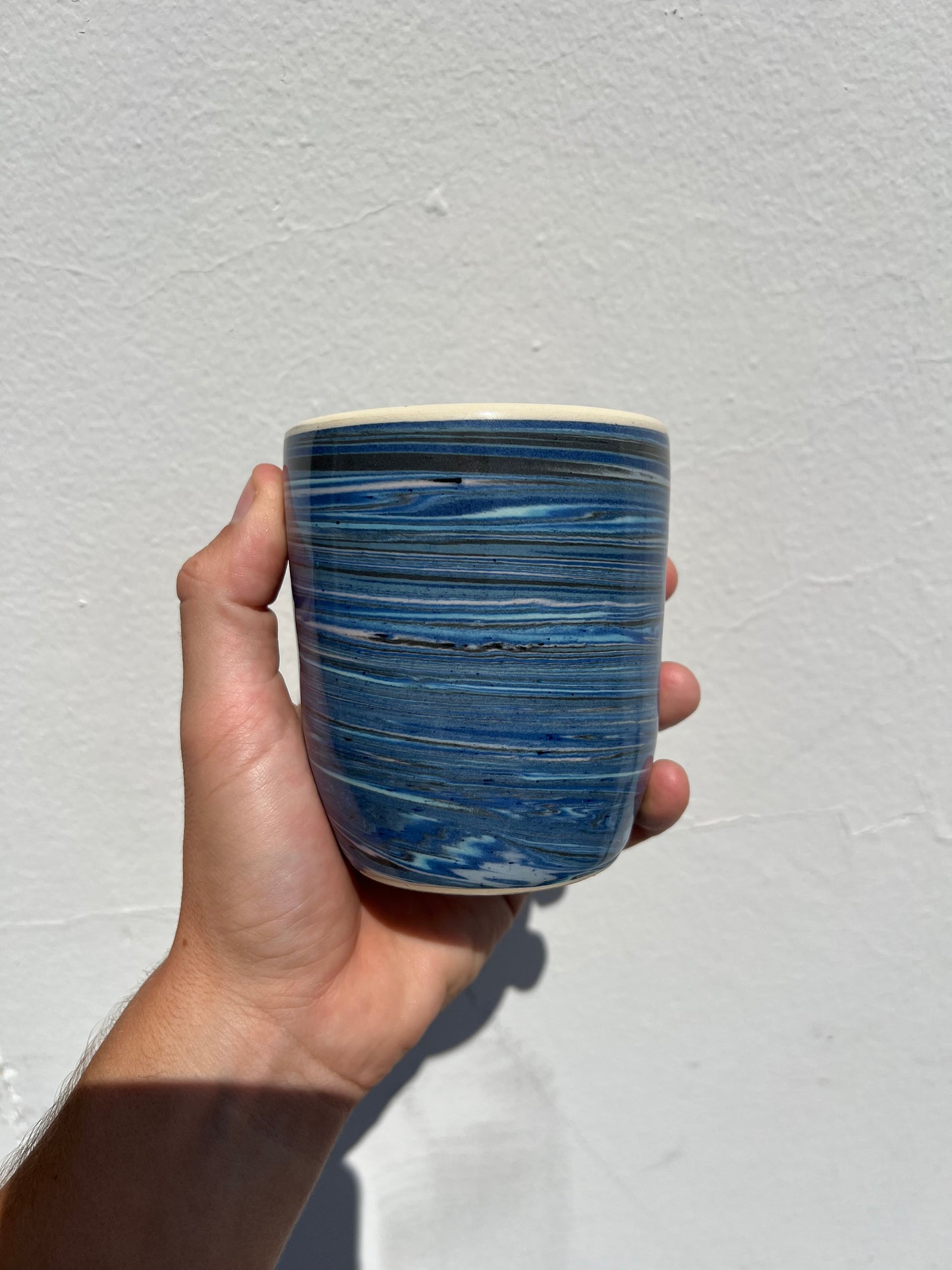Blue Swirl Cup