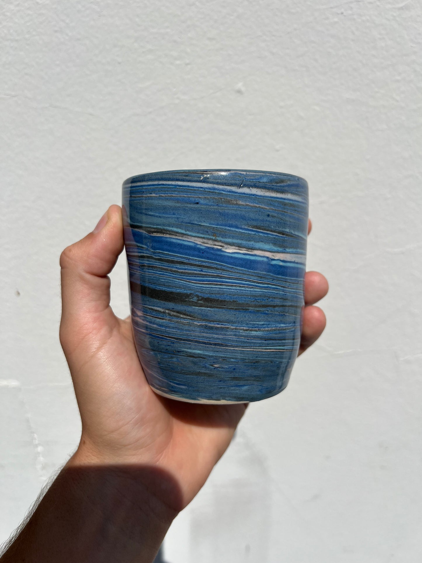 Blue Swirl Cup