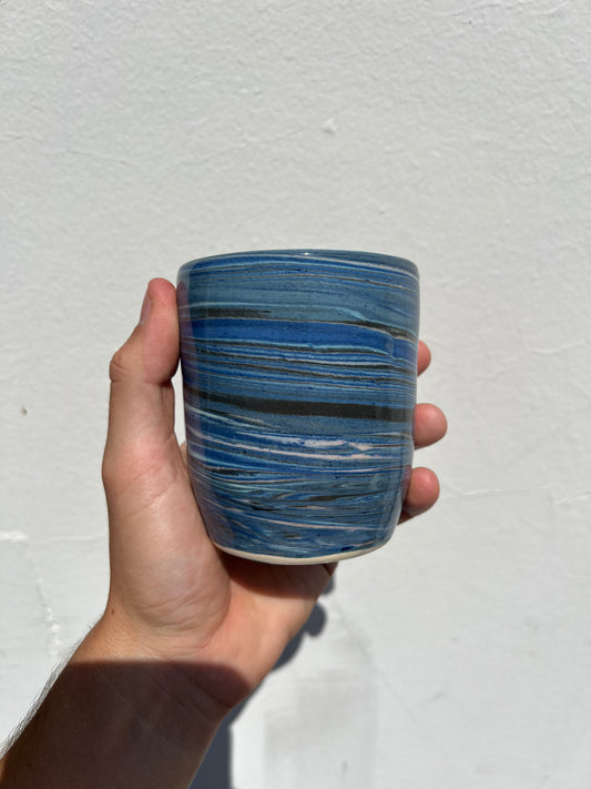 Blue Swirl Cup