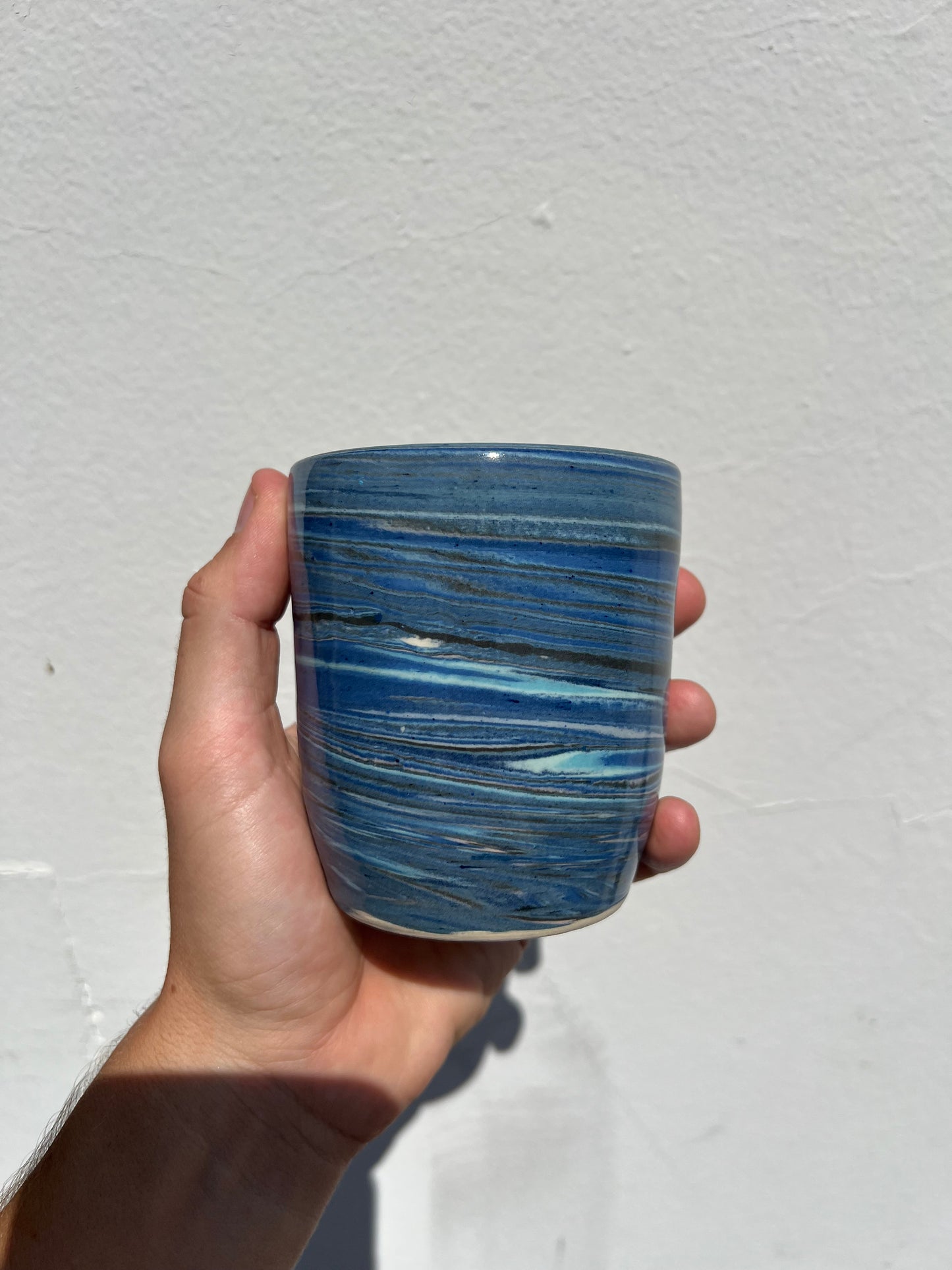 Blue Swirl Cup