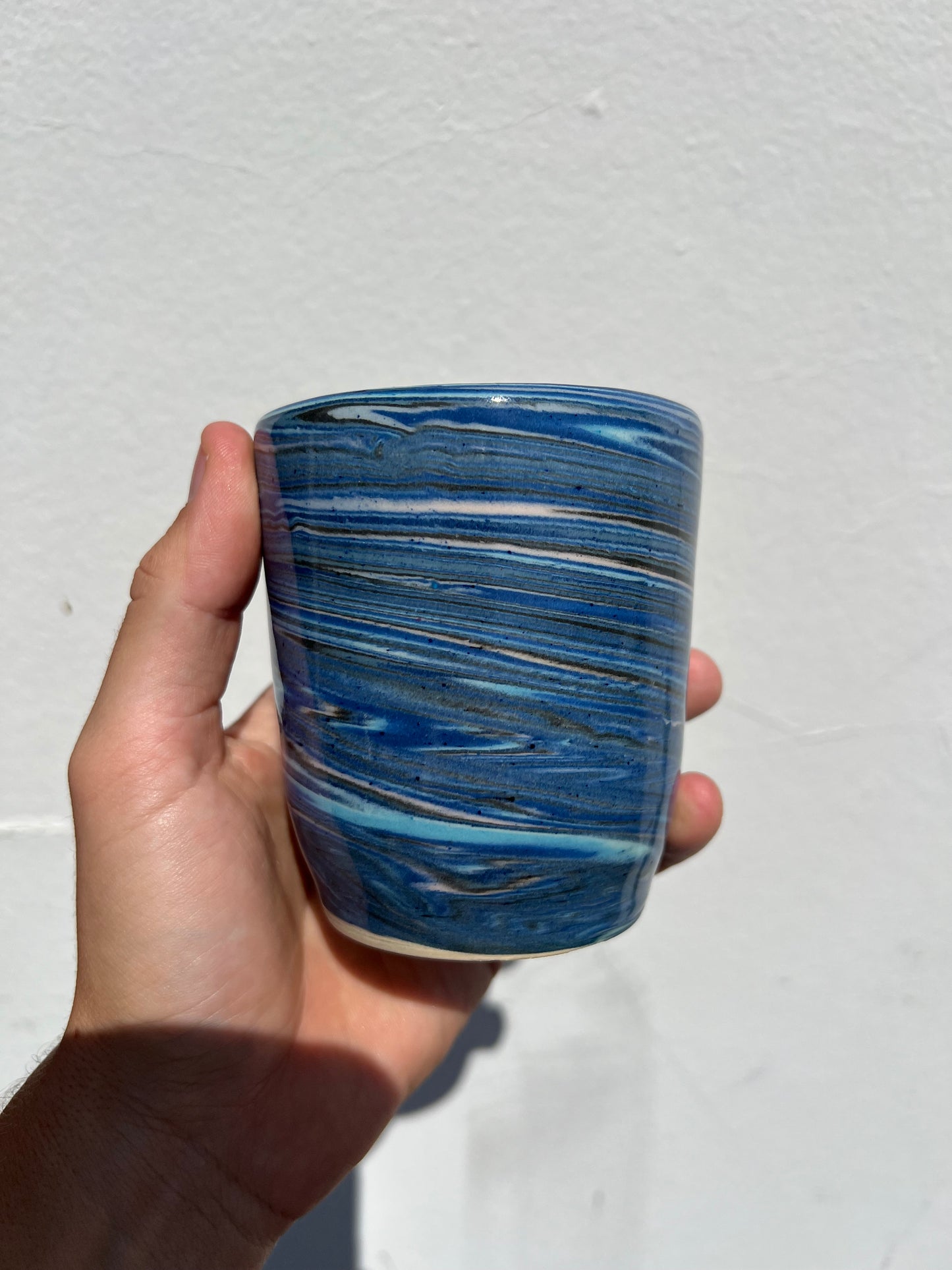 Blue Swirl Cup
