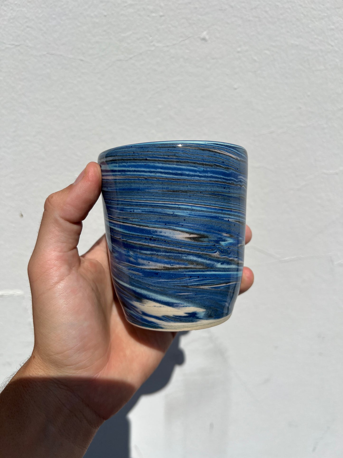 Blue Swirl Cup