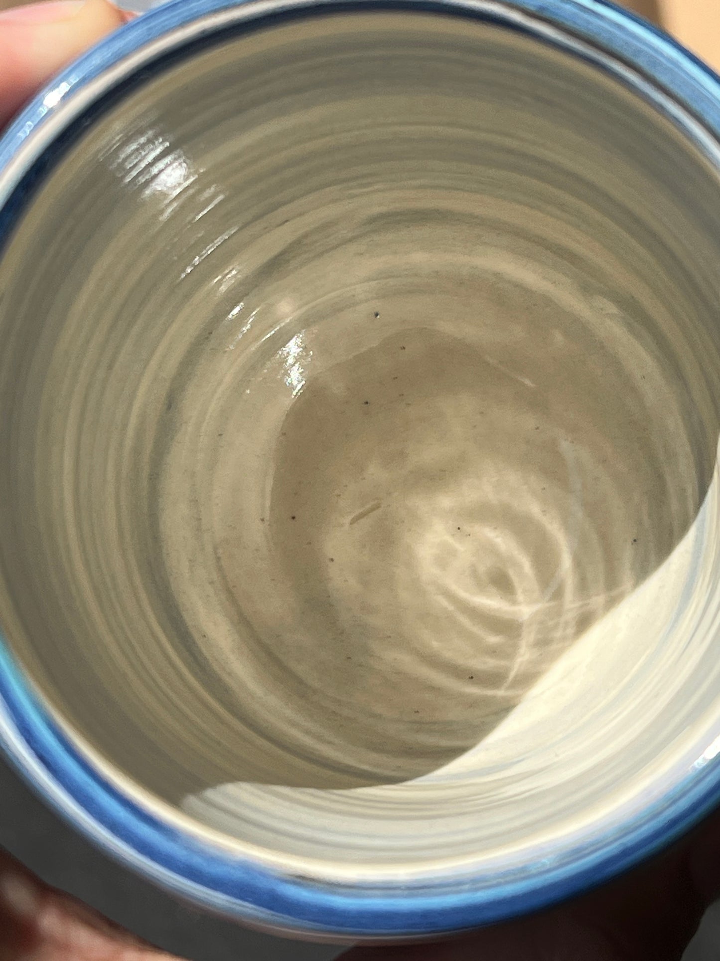 Blue Swirl Cup