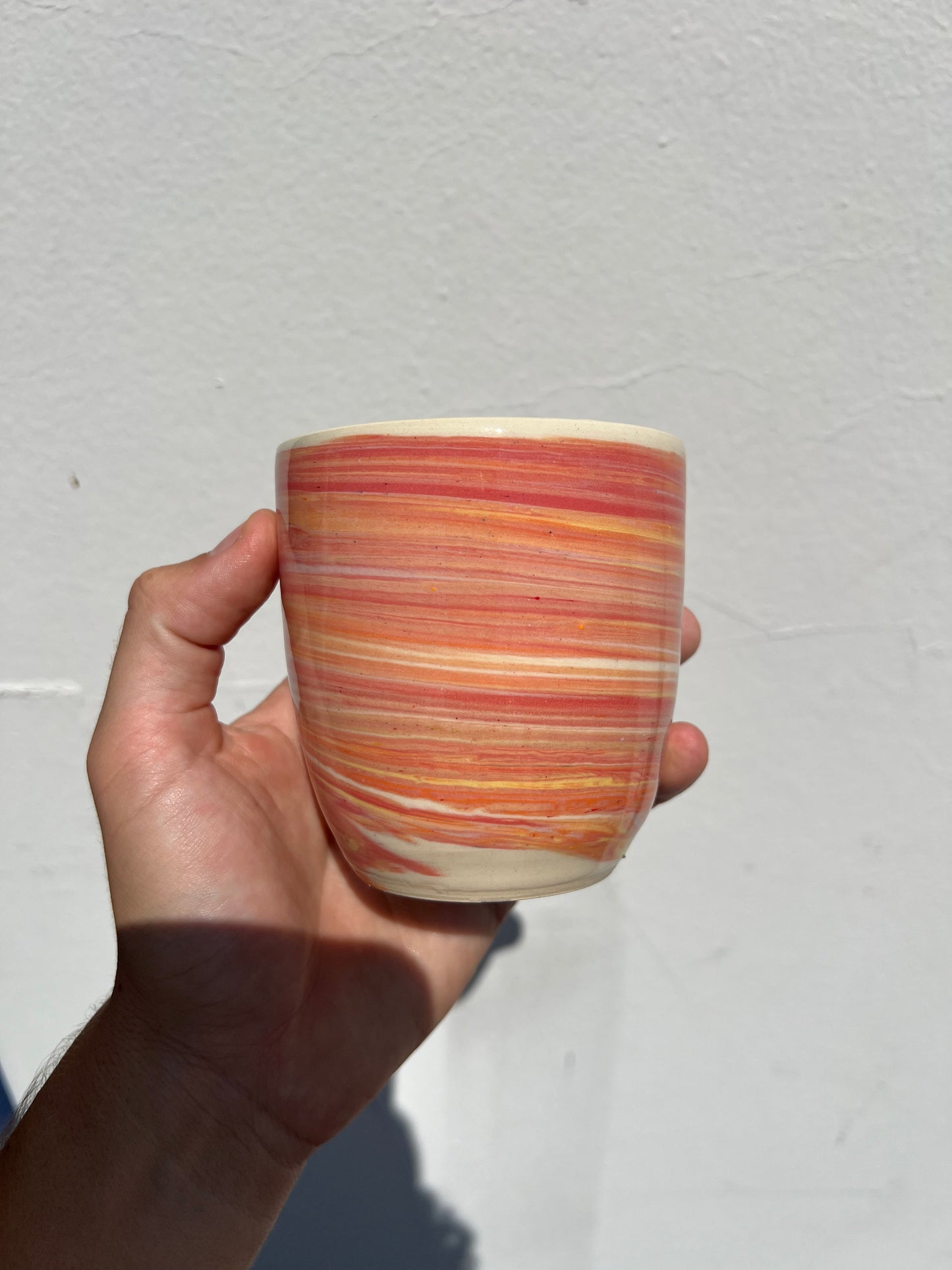 Vibrant Marbled Cup