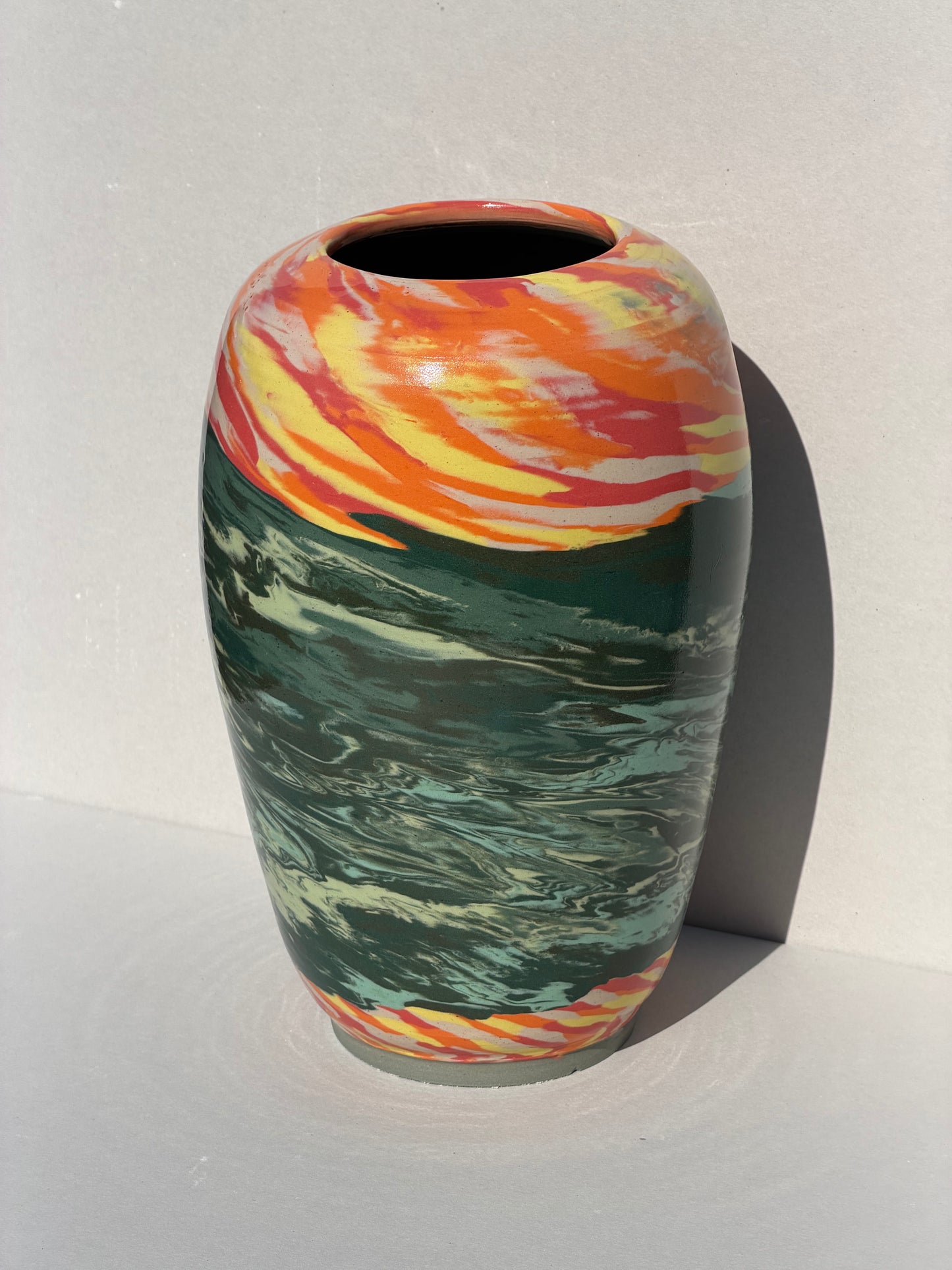 Large Nerikomi Vase