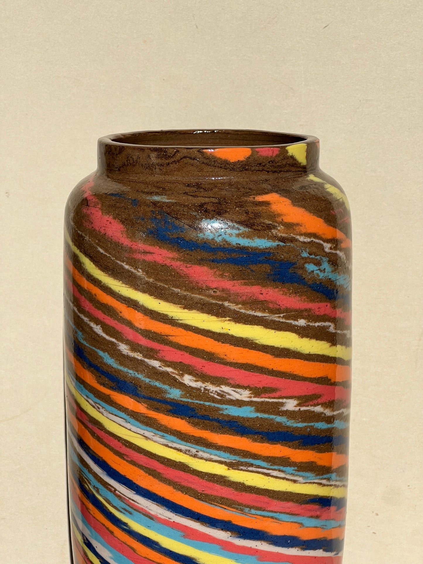 Brown Color Twist Vase
