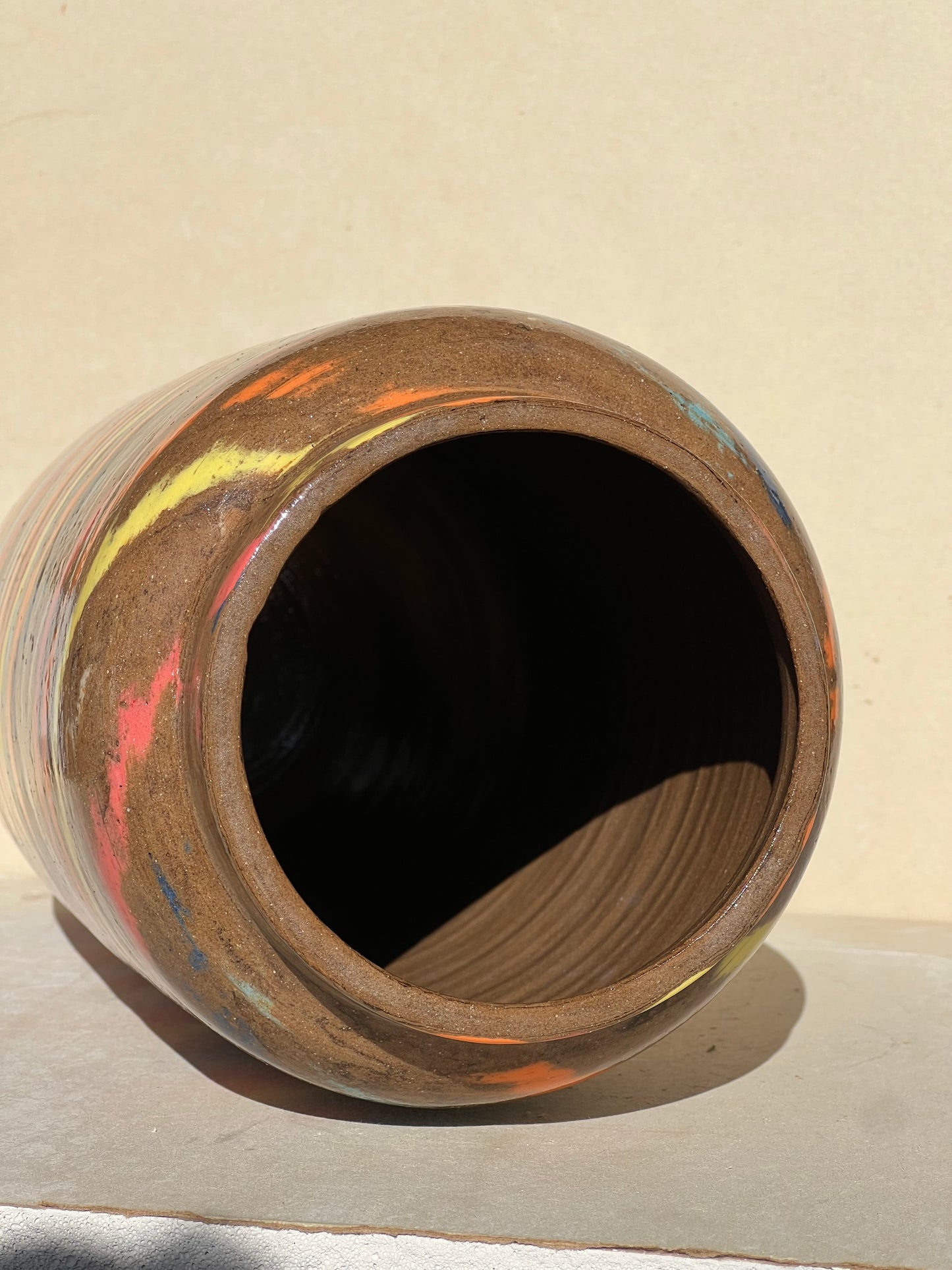 Brown Color Twist Vase