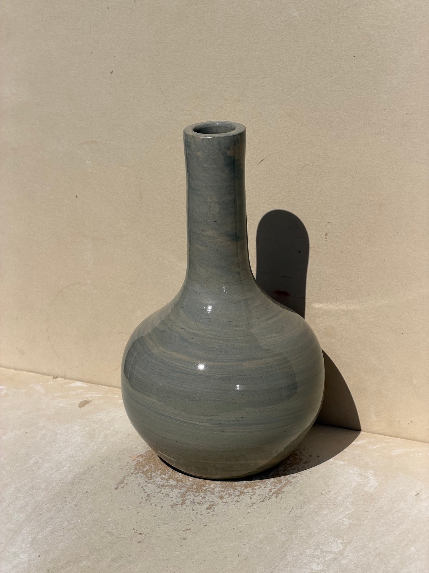 Gray Marbled Bottle