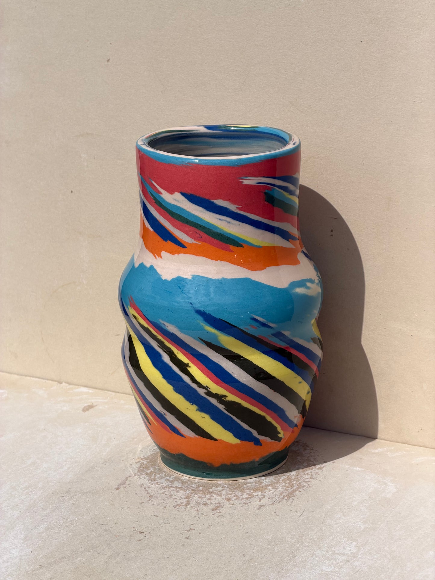 Vibrant Colored Vase