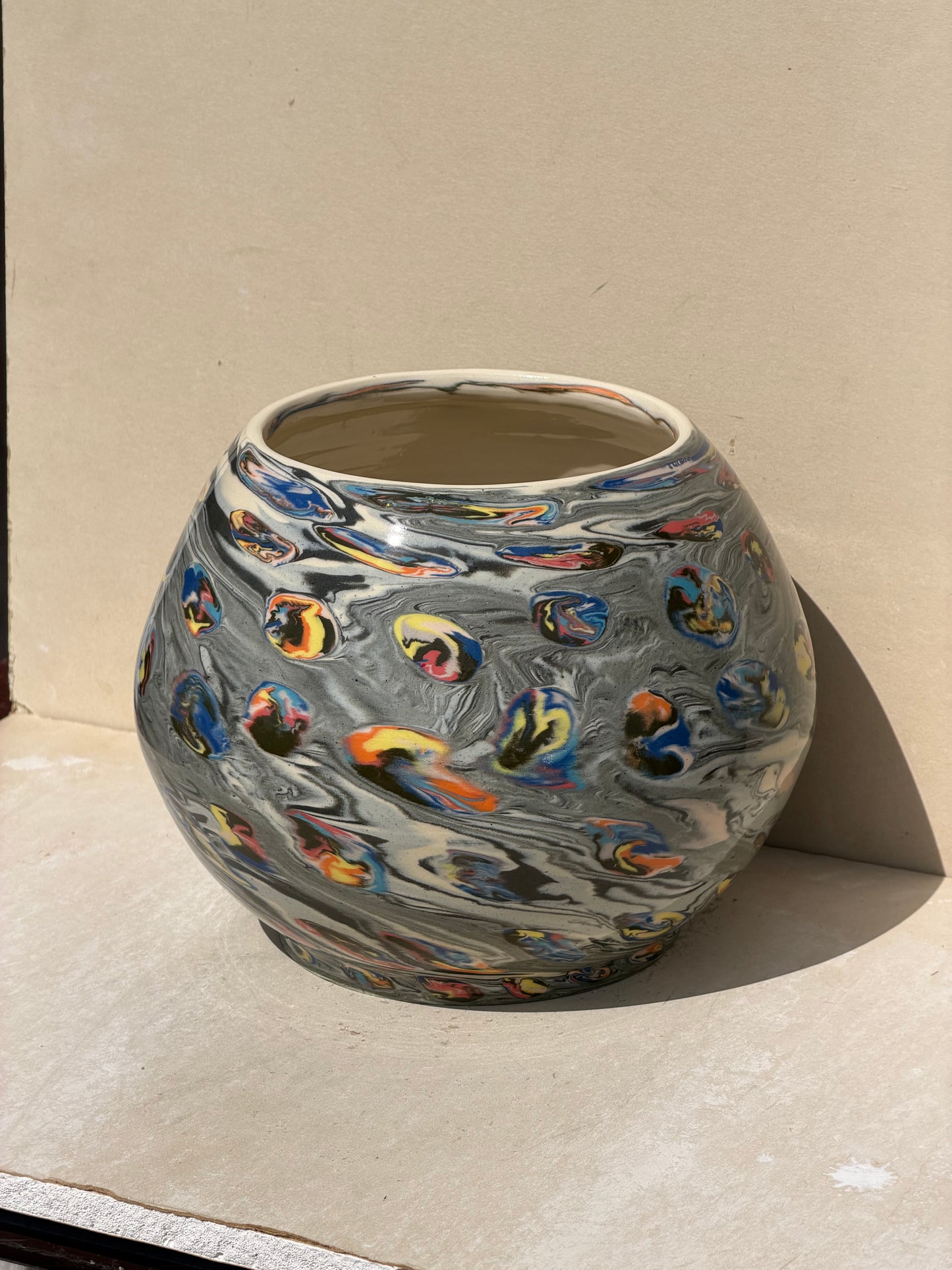 Marbled and Nerikomi Vase