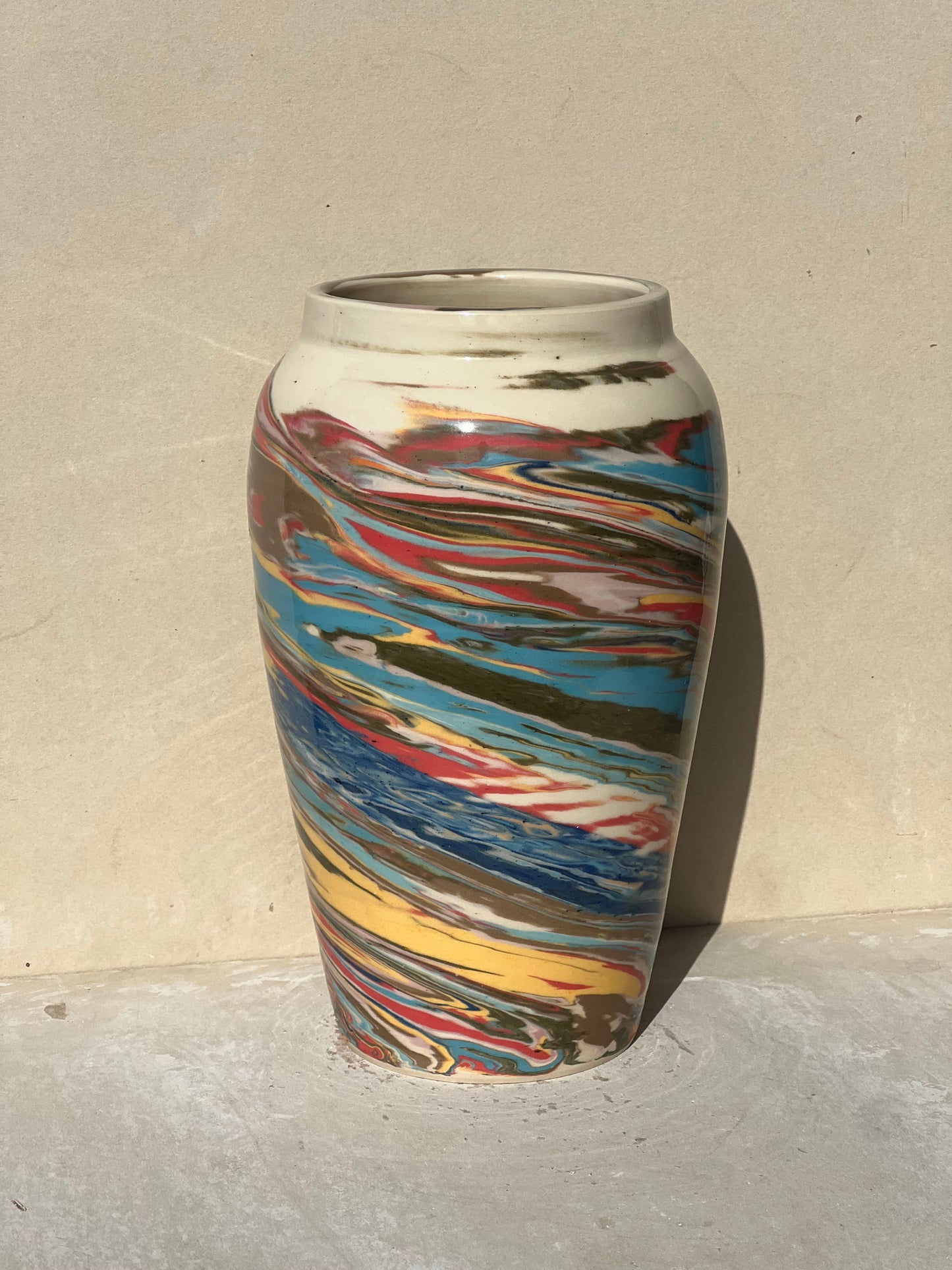 Scrap Nerikomi Vase