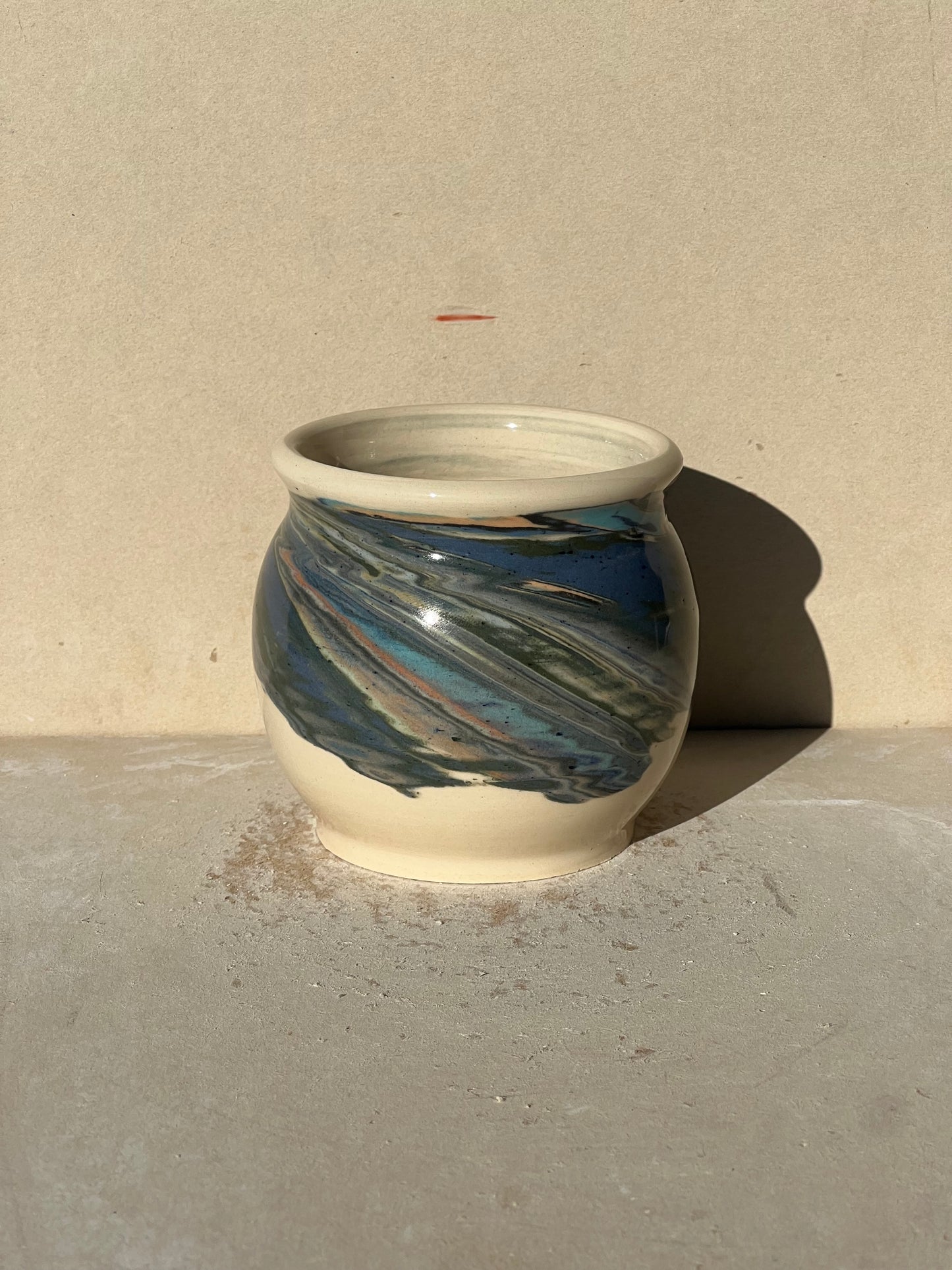 Marbled 23 Color Vase