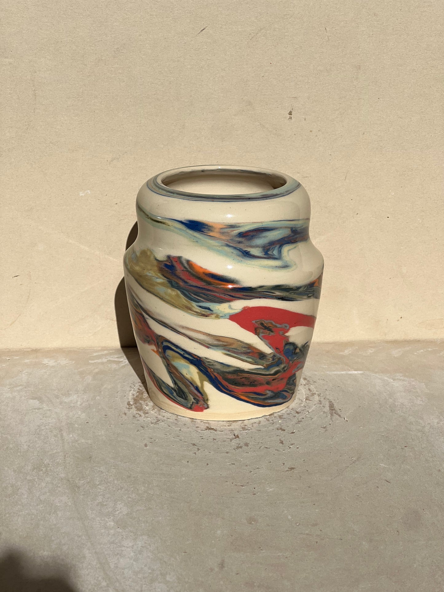 Marbled 23 Color Vase