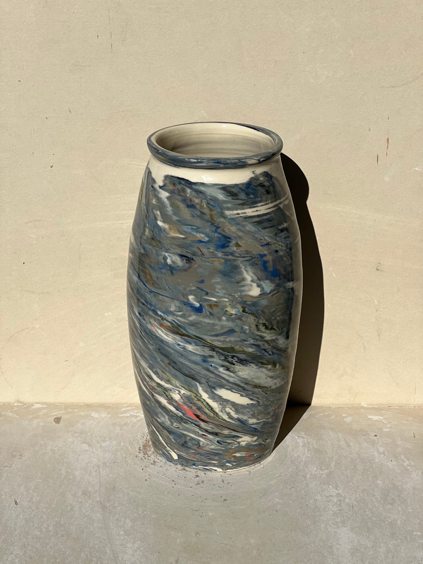 Reclaimed Nerikomi Pattern Vase
