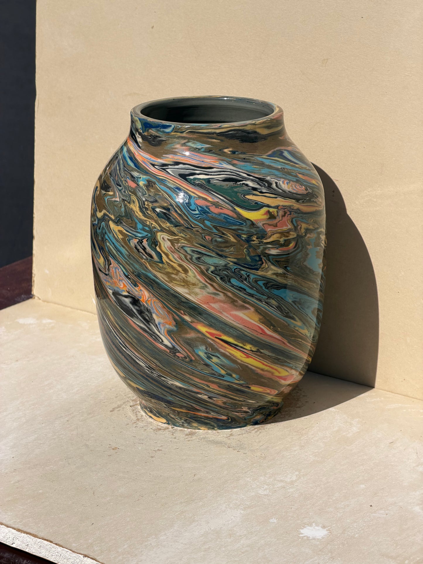 Scrap Nerikomi Vase