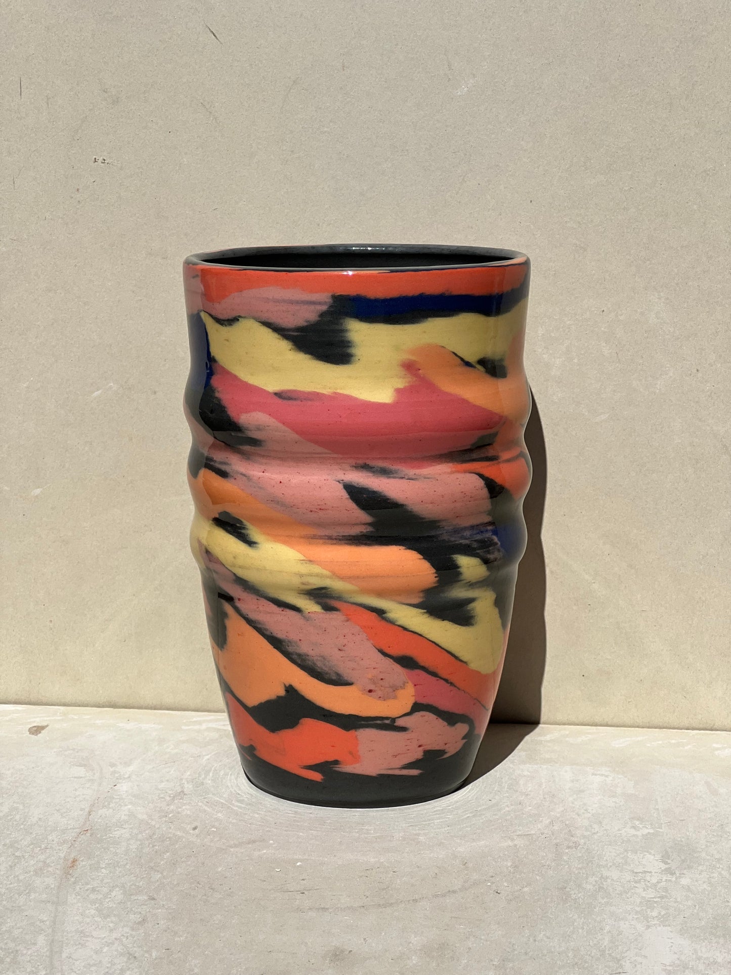 Black Colored Vase