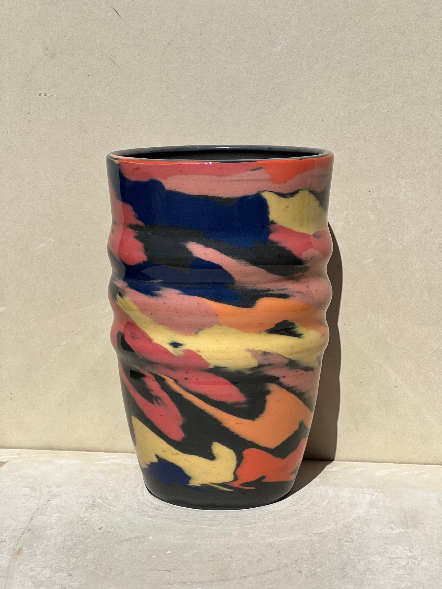Black Colored Vase