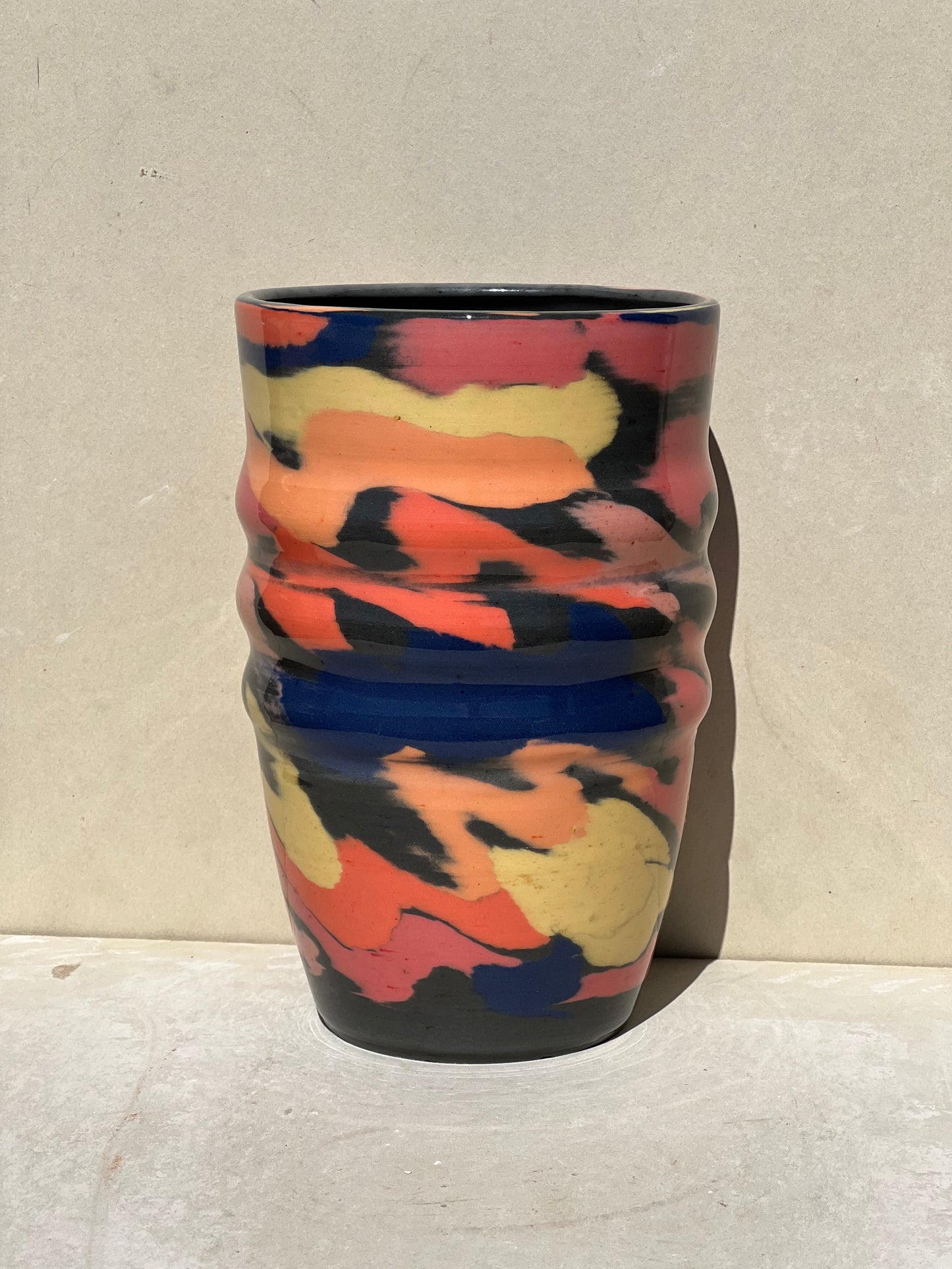 Black Colored Vase