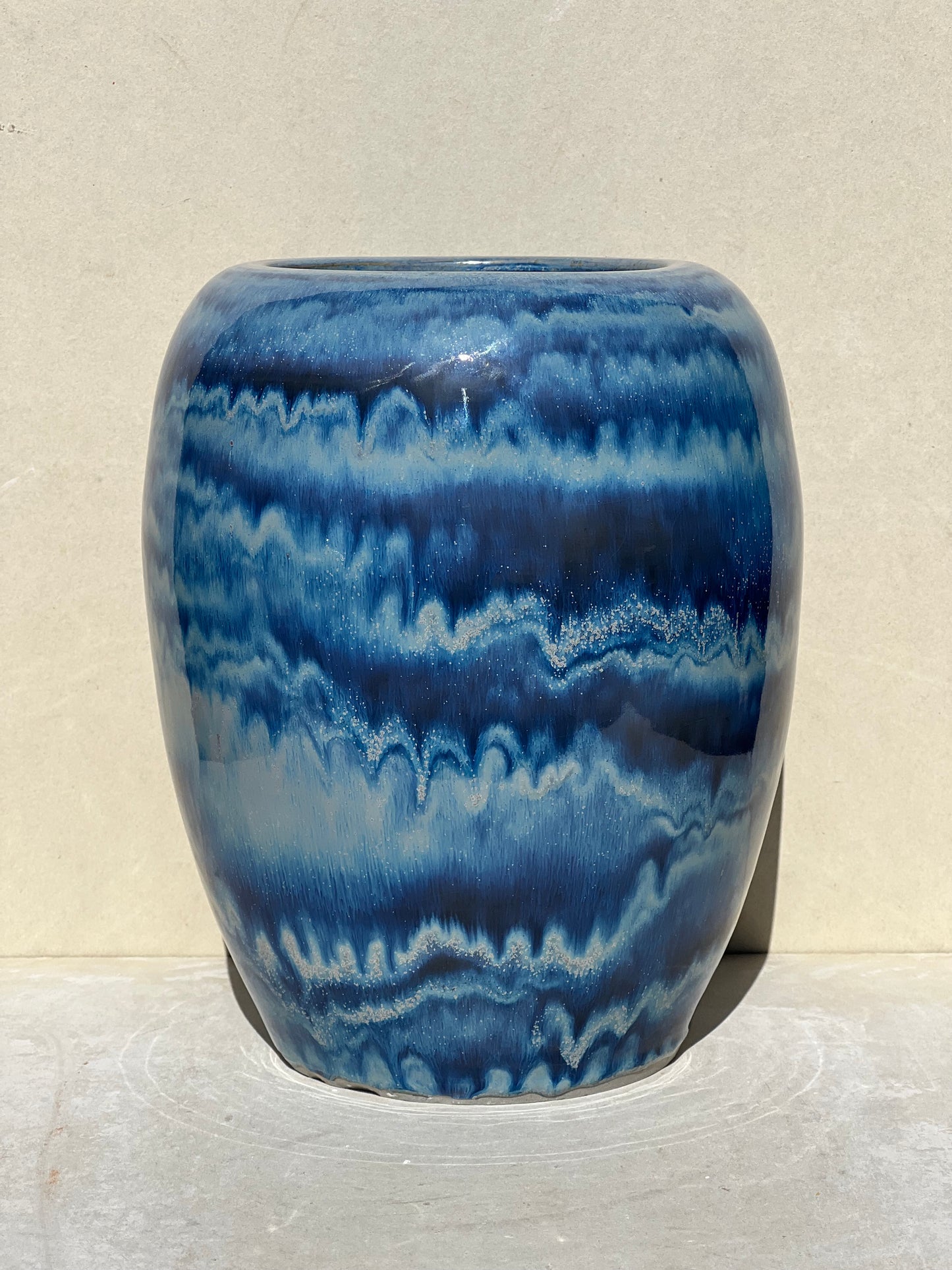 Blue Melt Vase (Reduced price)