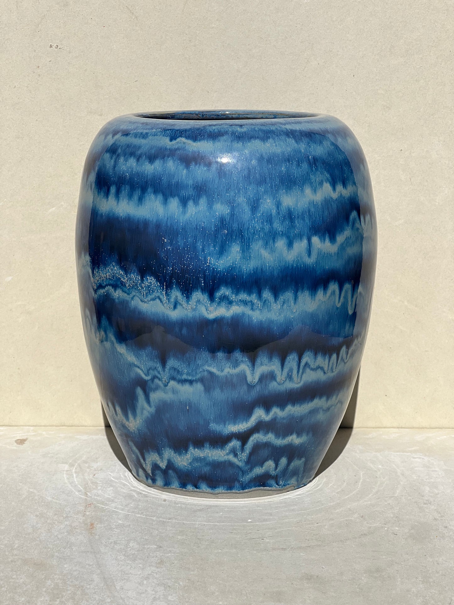 Blue Melt Vase (Reduced price)