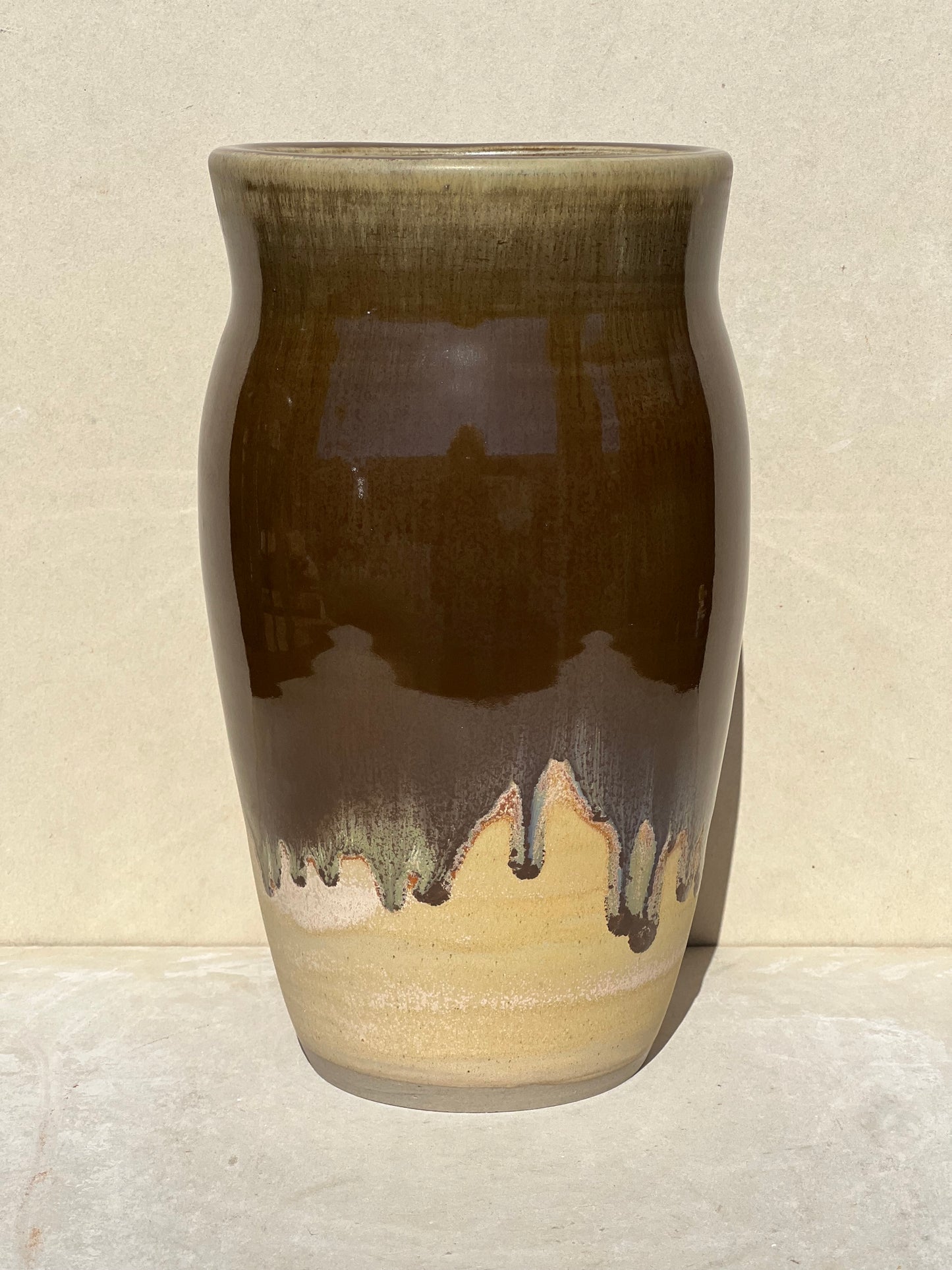 Brown Melt Vase