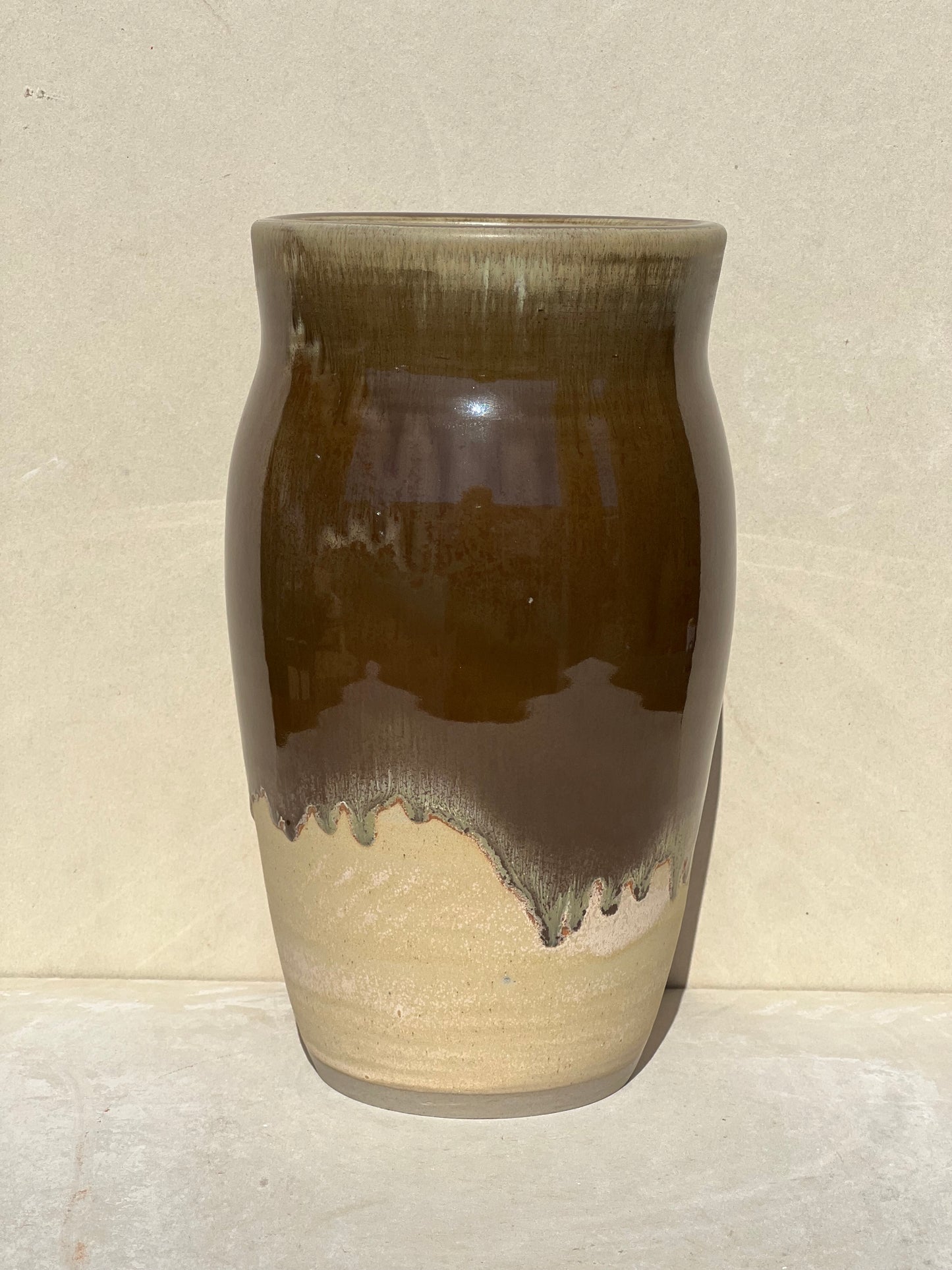 Brown Melt Vase