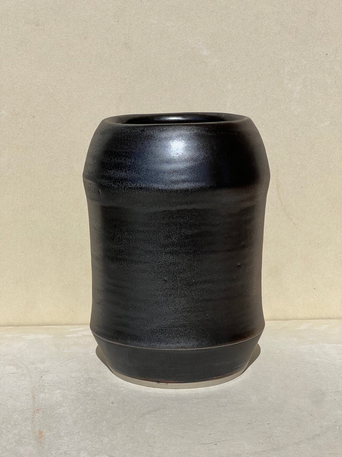 Brushed Metal Vase