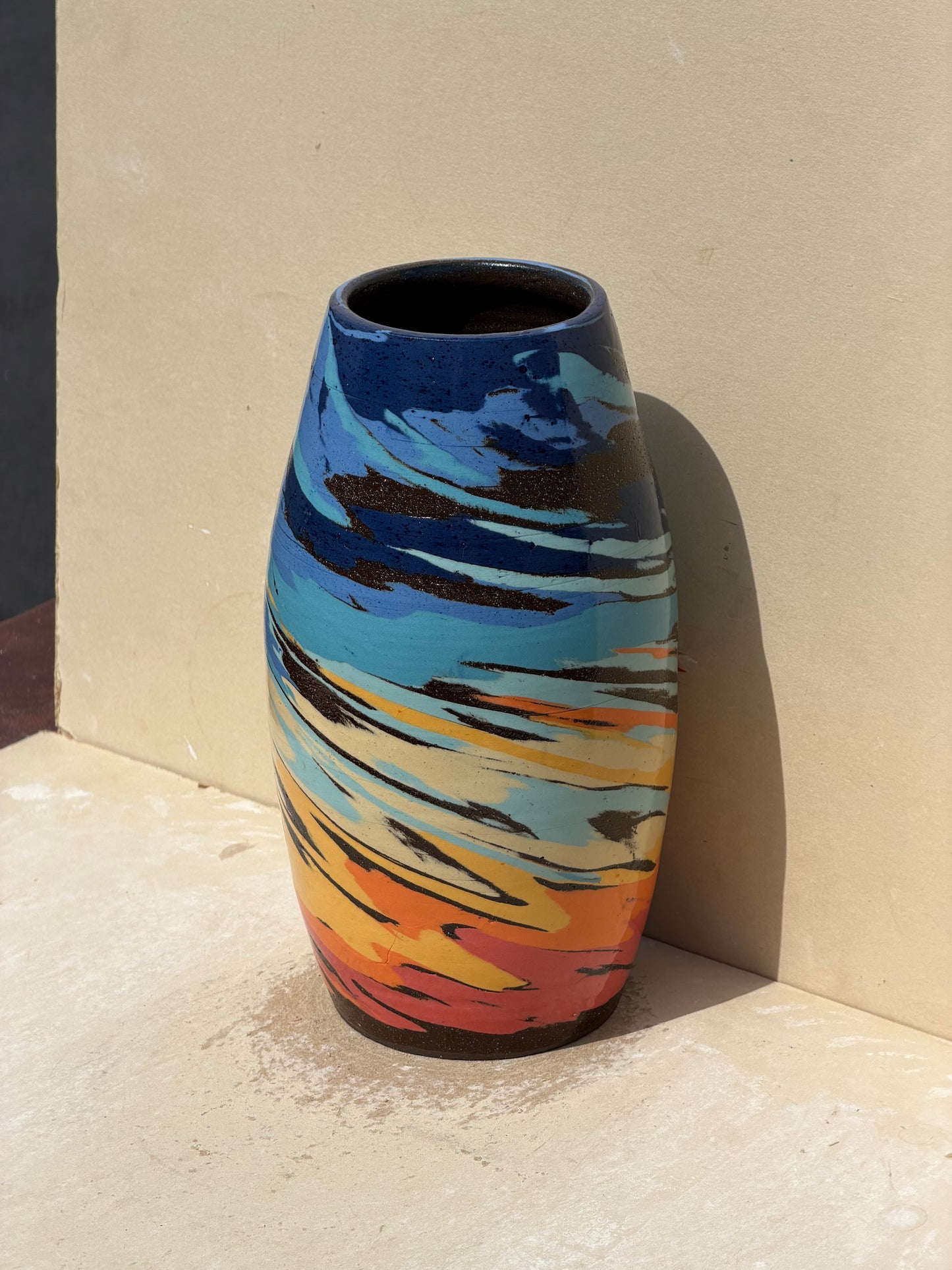 Carved Sunset Vase