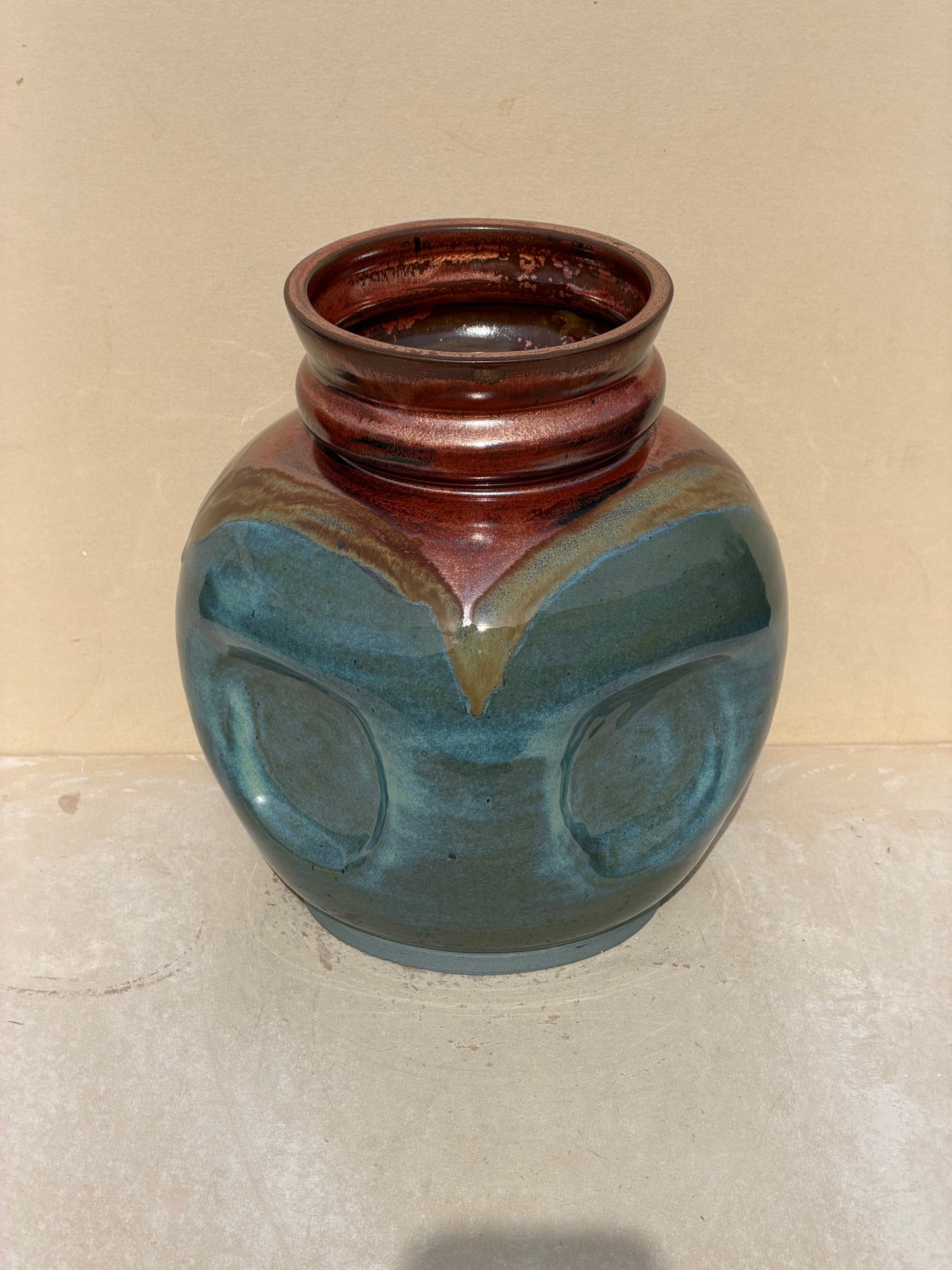 Rusted Iron Vase