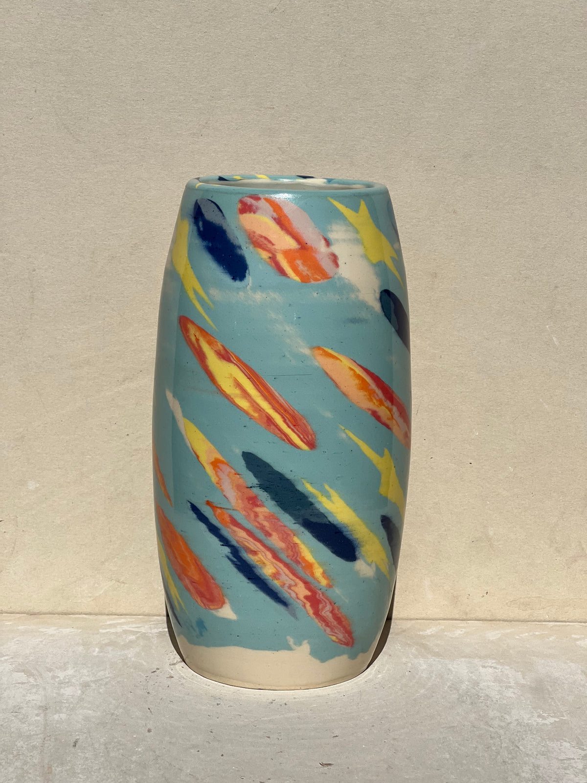 Stars and Dots Nerikomi Vase