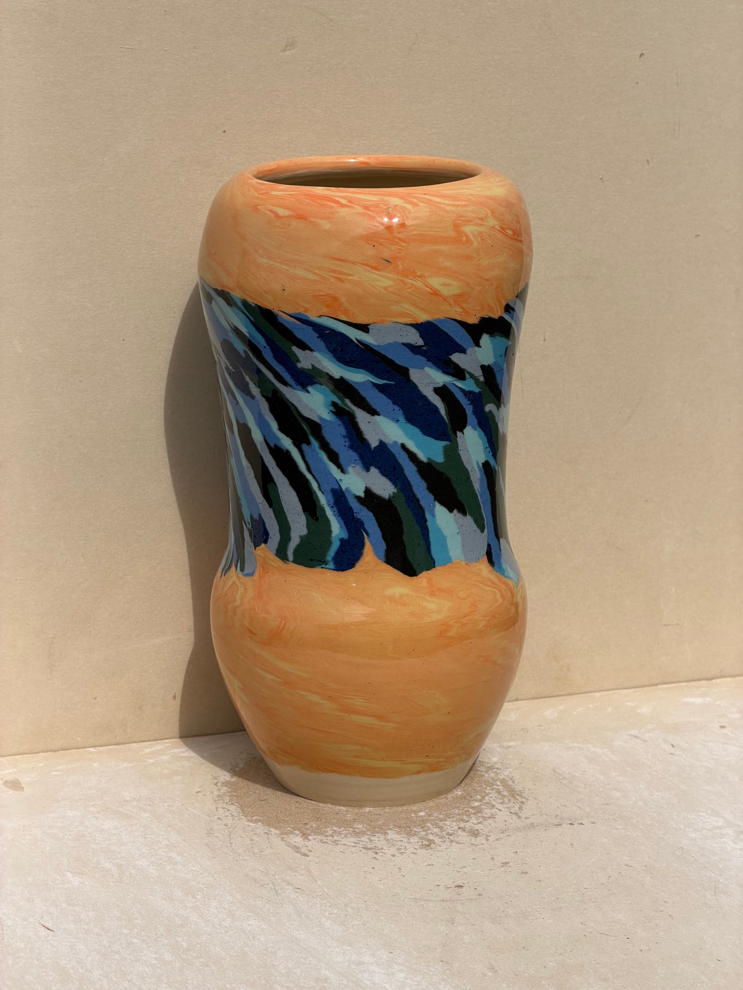 Marbled and Nerikomi Vase