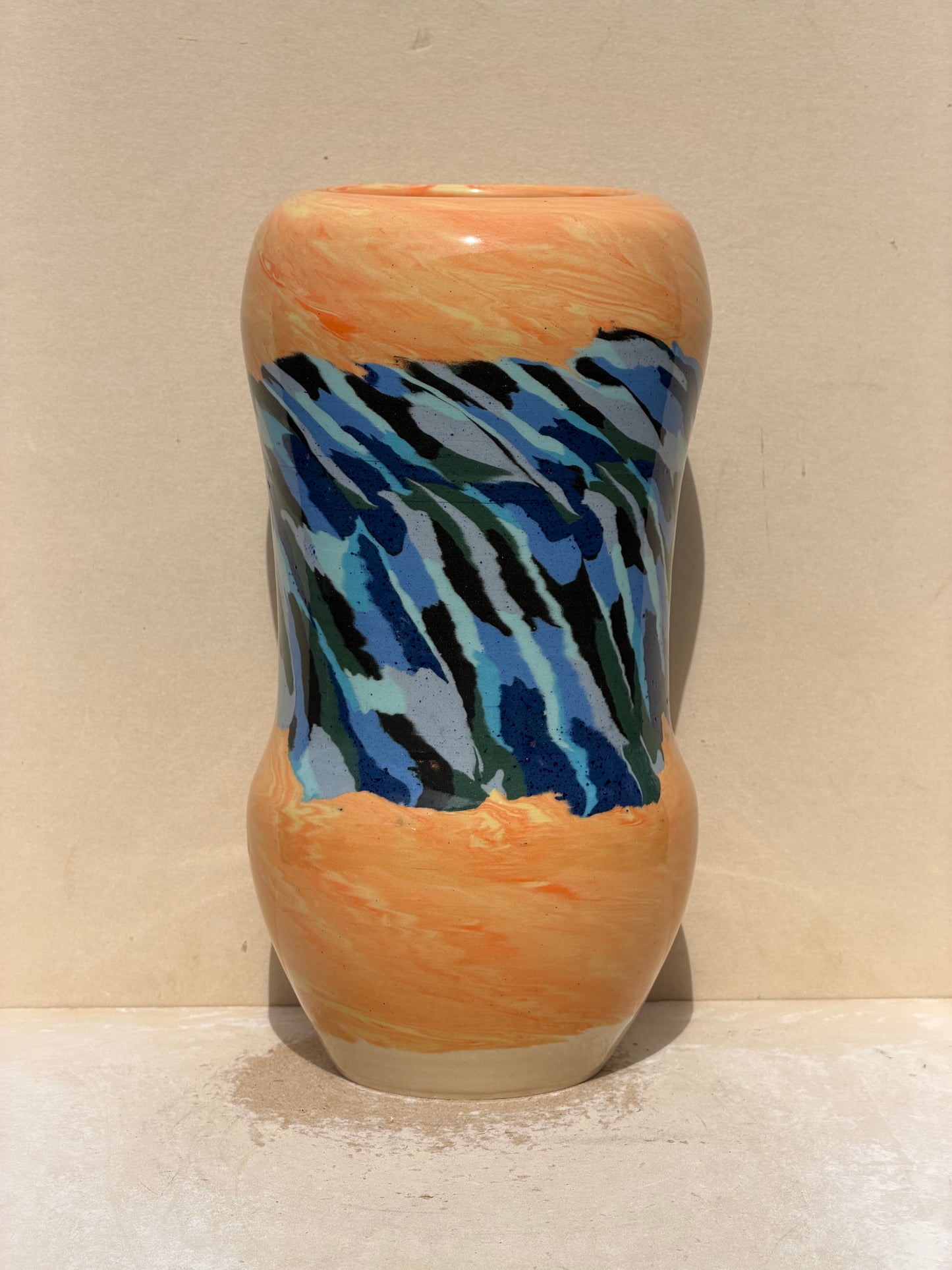 Marbled and Nerikomi Vase
