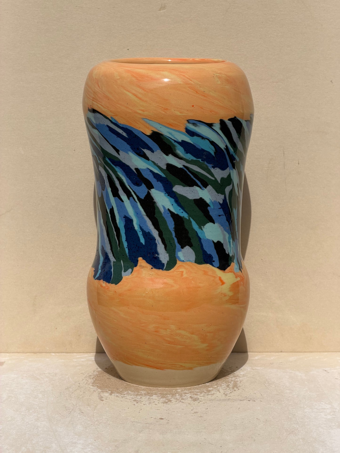 Marbled and Nerikomi Vase